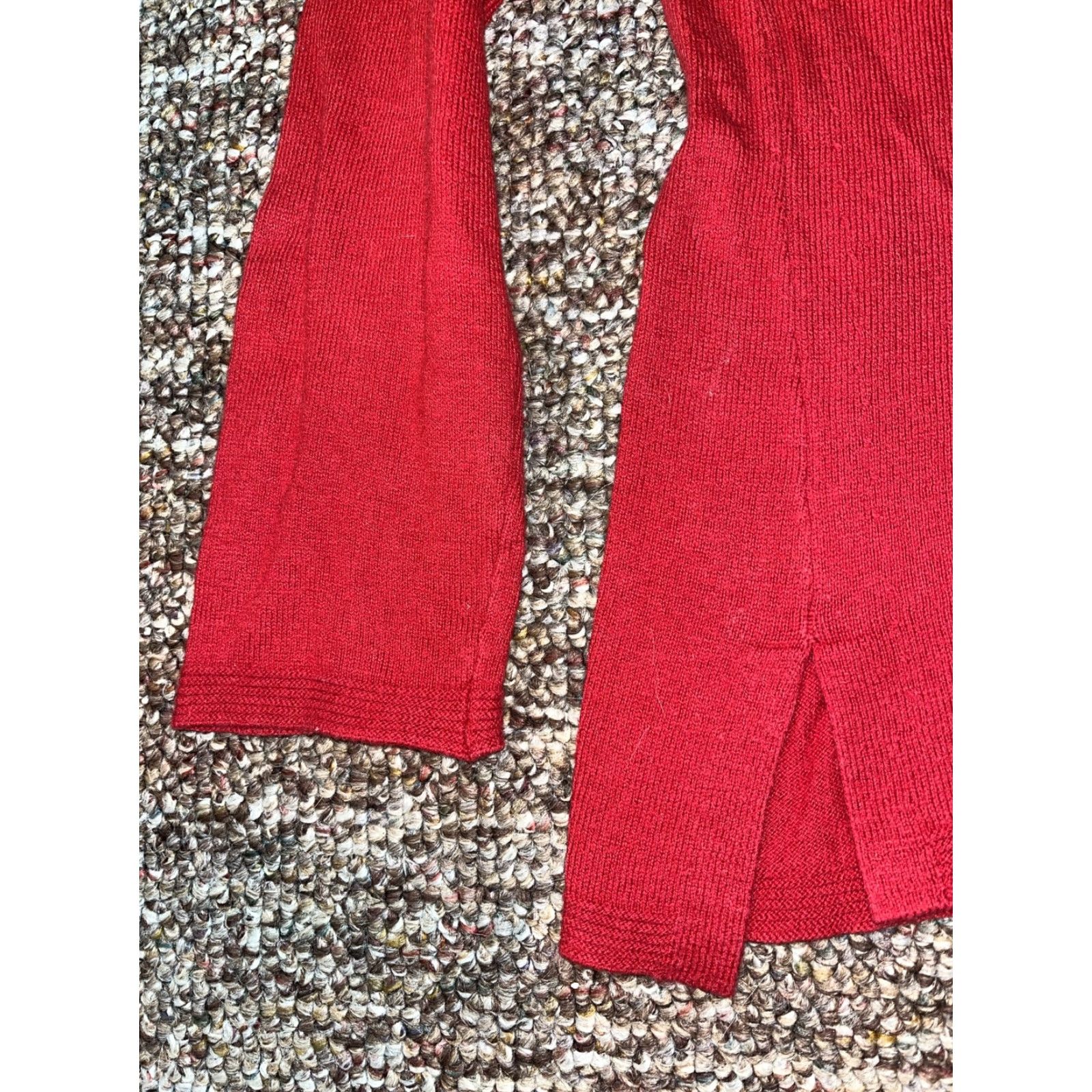 J. Jill VINTAGE J. Jill Women's Shirt Blouse Adult Small Long Sleeve Cotton Blend Red Casual Seasonal Size S / US 4 / IT 40 - 3 Thumbnail