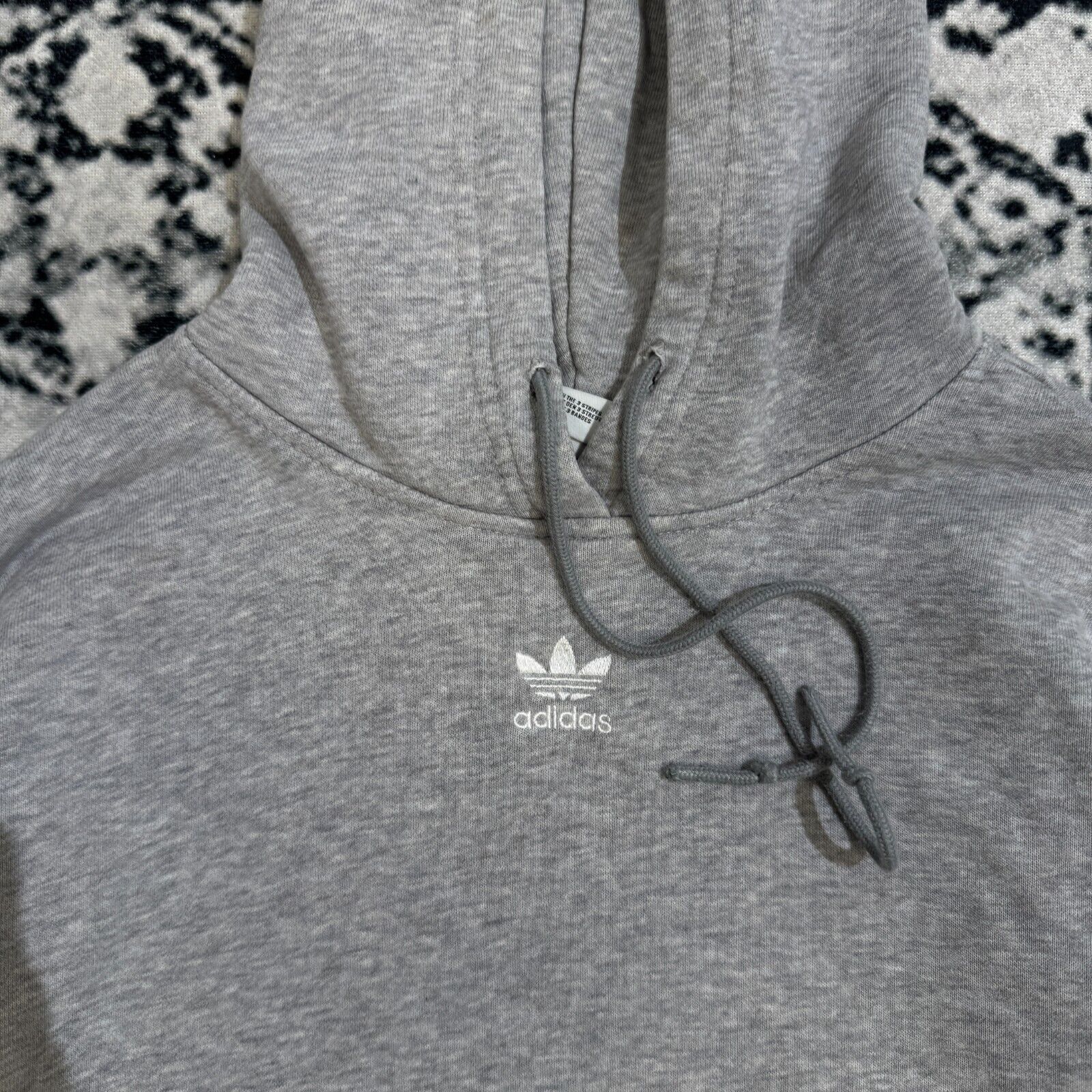 Adidas × Vintage Vintage Adidas Unisex Gray Cotton Hoodie Size XS Y2K 90s Size US XS / EU 42 / 0 - 7 Thumbnail