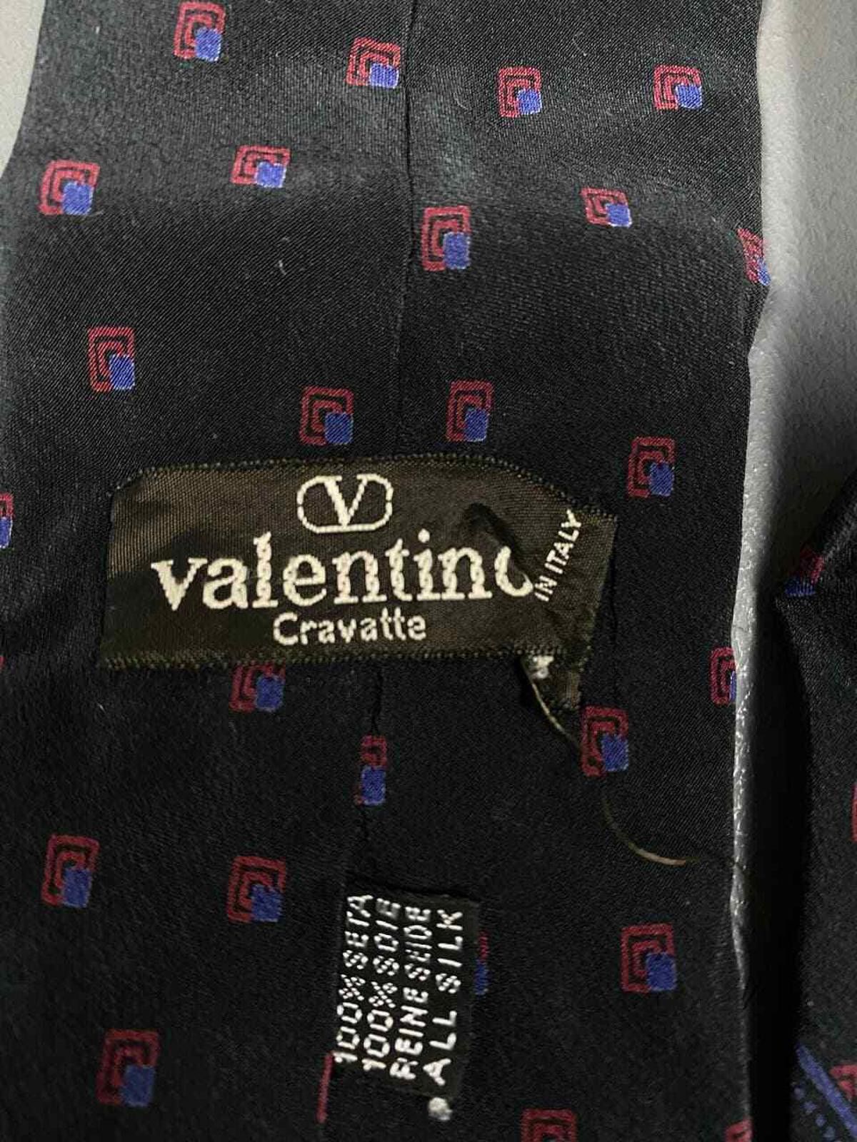 Valentino VALENTINO Cravate Vintage Rare Cravate Tie Made in Italy Size ONE SIZE - 9 Thumbnail