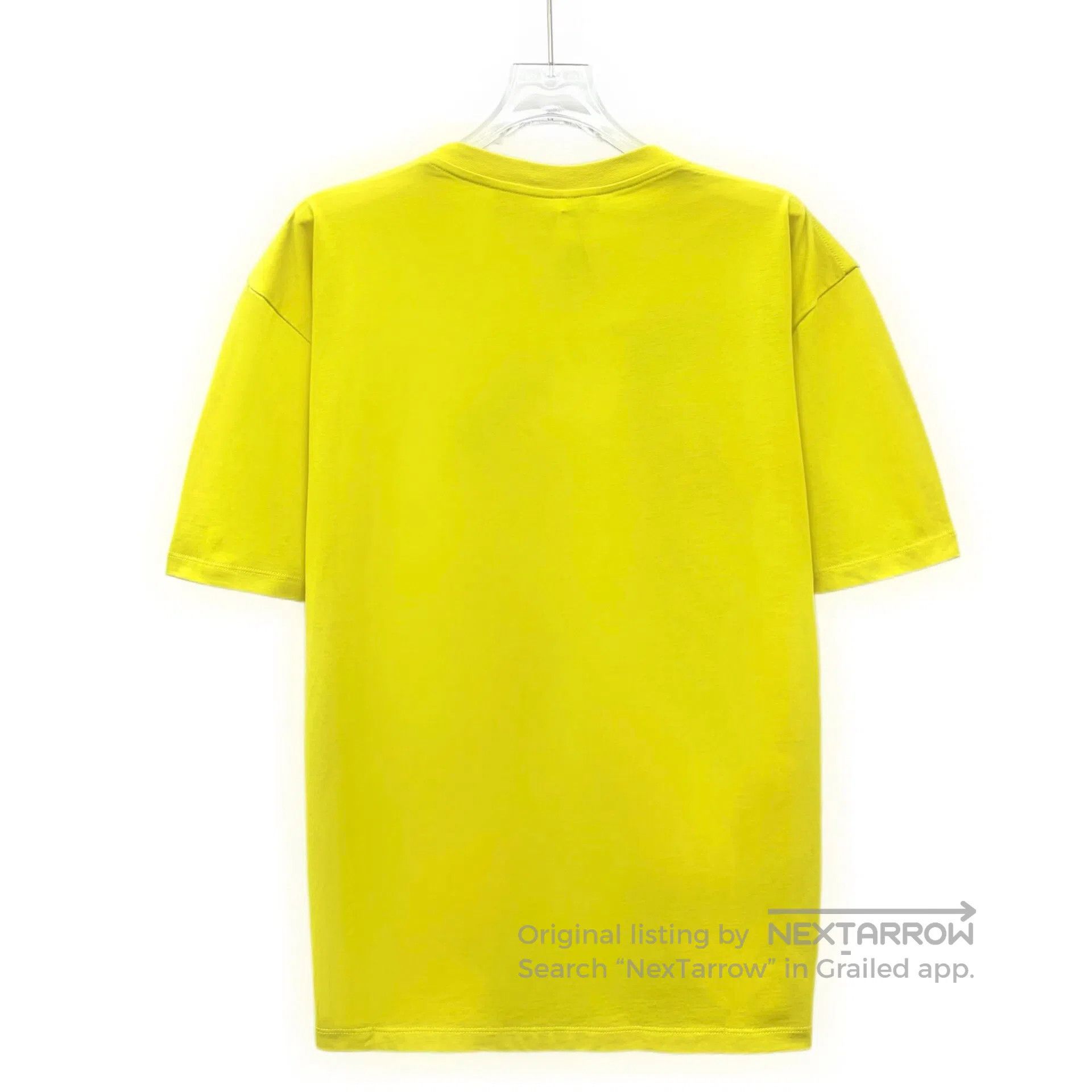Loewe Loewe Yellow logo letter embroidery cotton round neck shor Size US XS / EU 42 / 0 - 2 Thumbnail