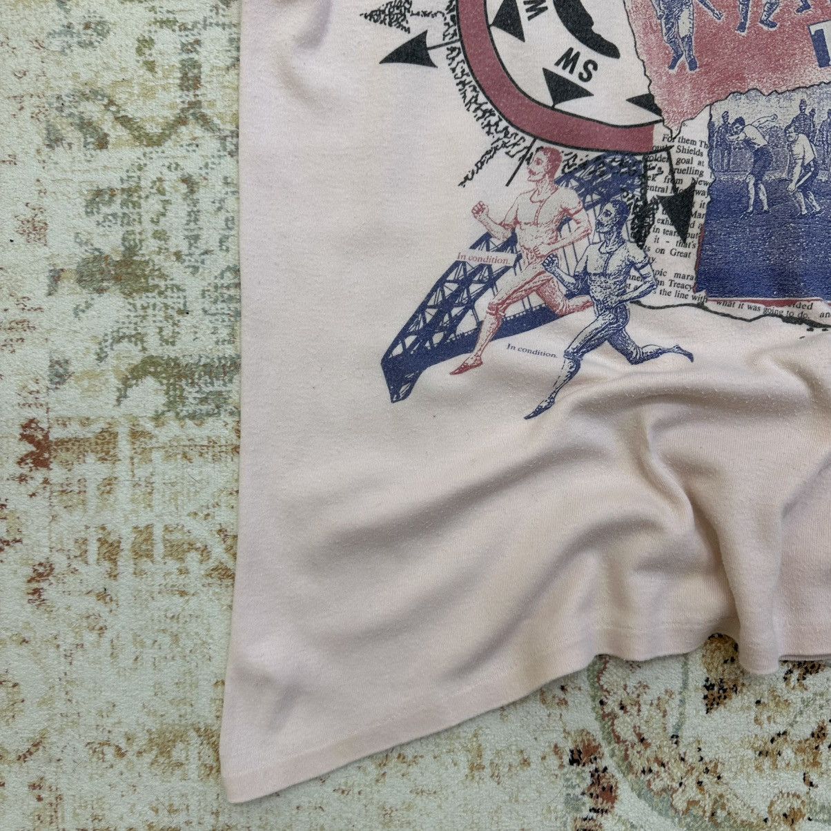 Vintage Vintage Great North Run 1989 Big Logo Tee Single stitch Size US M / EU 48-50 / 2 - 3 Thumbnail