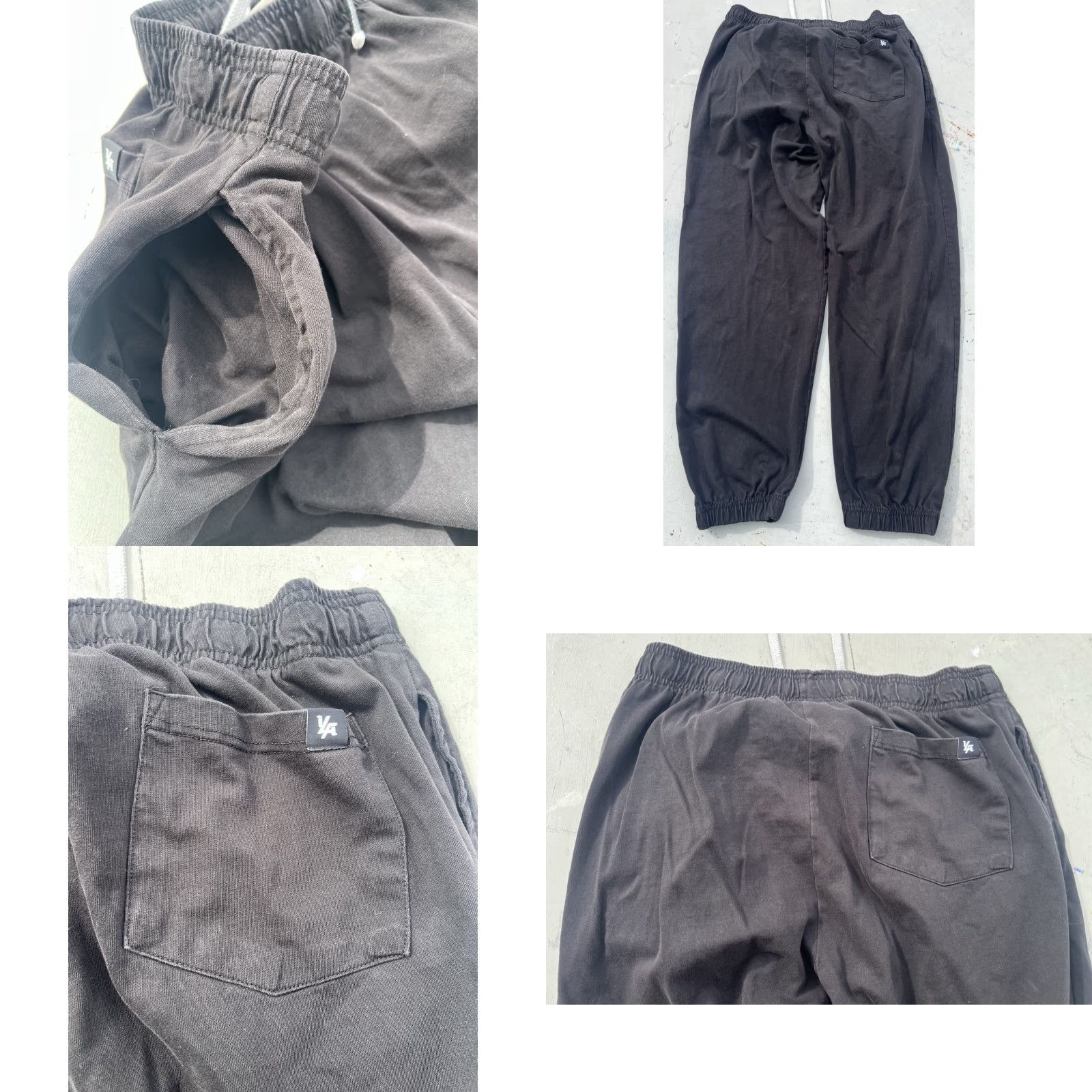 YoungLA YoungLA Joggers Men 2XL Black Solid Distress Activewear Gym City Street Athleisure Size US 39 - 8 Thumbnail