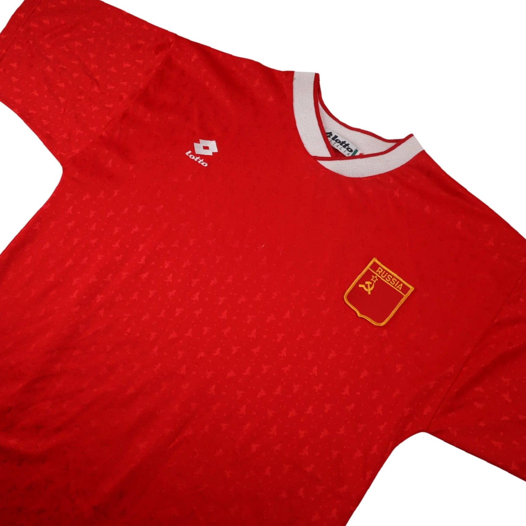 Vintage VINTAGE Lotto CCCP Soccer Jersey Red Large Mens Shirt Size US L / EU 52-54 / 3 - 3 Thumbnail