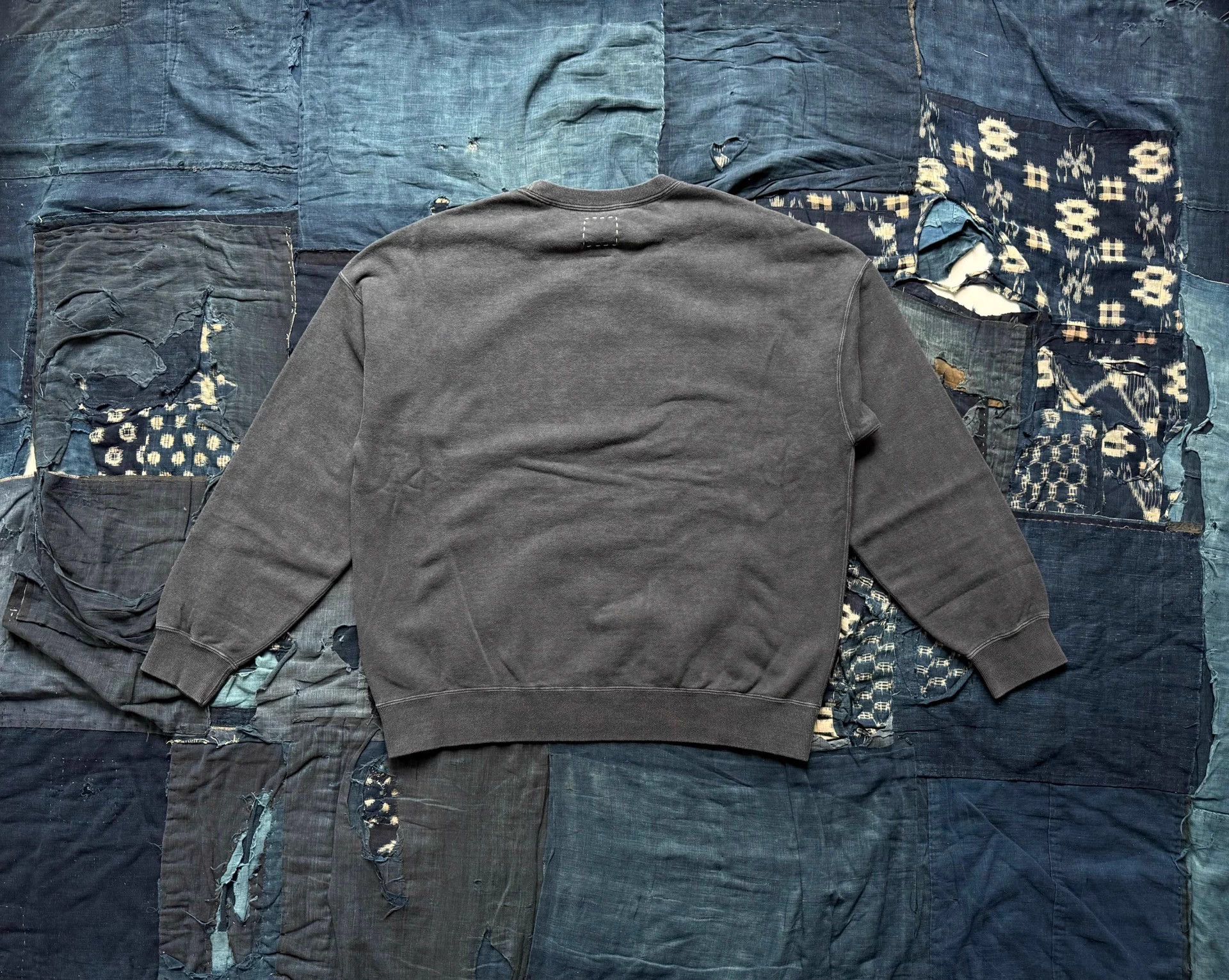 Visvim VISVIM 26SS JUMBO SB L/S DMGD Pullover Black Size US L / EU 52-54 / 3 - 2 Thumbnail