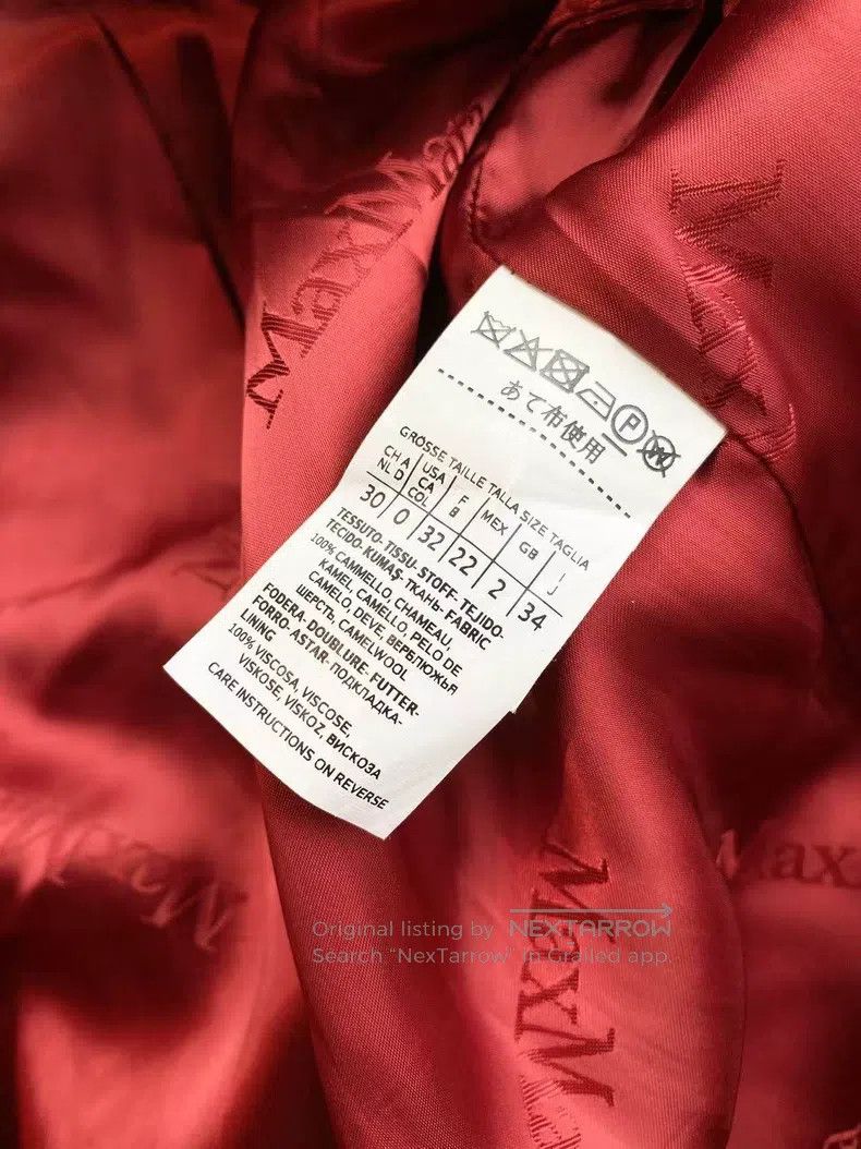 Max Mara Max Mara Red hooded coat Size 4XL / US 24-26 - 4 Thumbnail