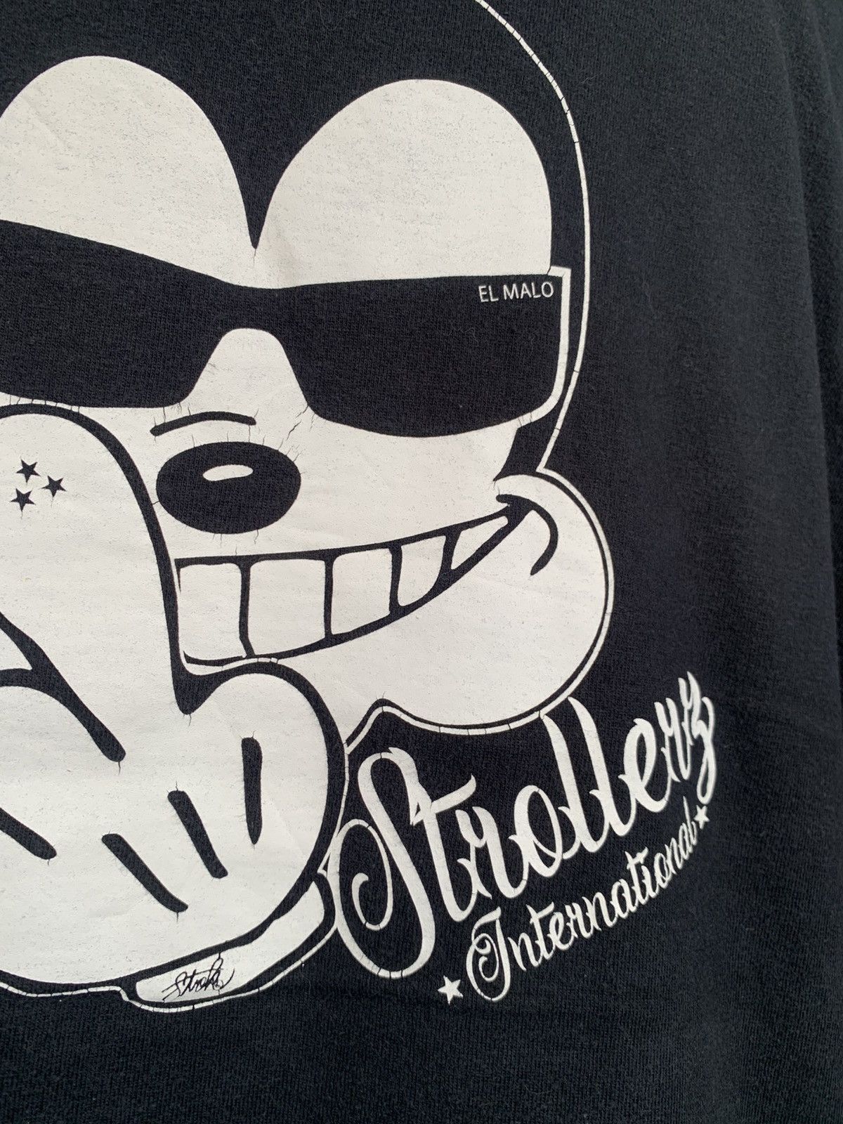 Vintage Vintage 90s Strollerz Los Angeles Modern Streetwear T shirt Size US L / EU 52-54 / 3 - 3 Thumbnail