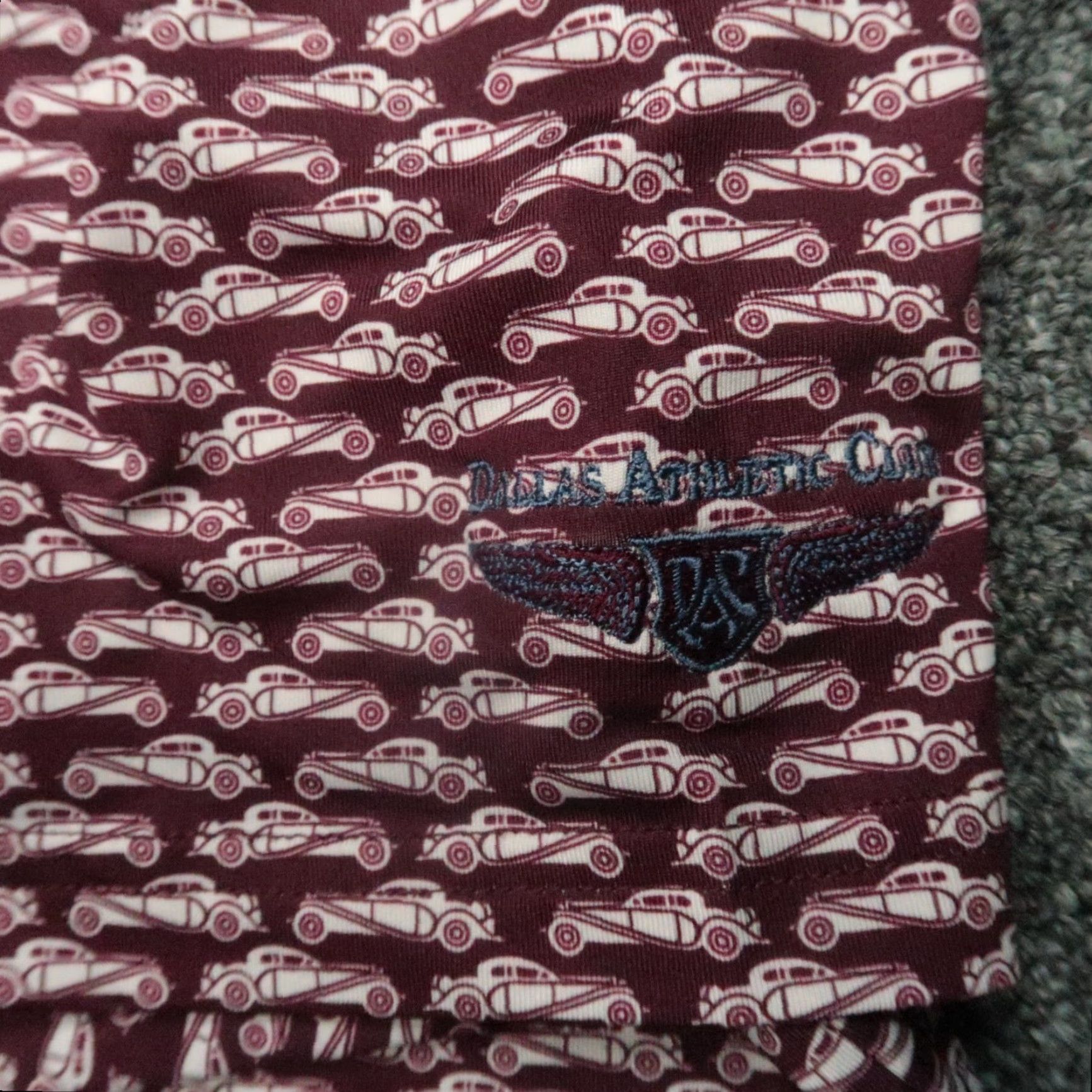 RLX Ralph Lauren RLX Ralph Lauren Polo Shirt Men M Red Geometric Short Sleeve Collared Button Performance Golf 90s? Size US M / EU 48-50 / 2 - 4 Thumbnail