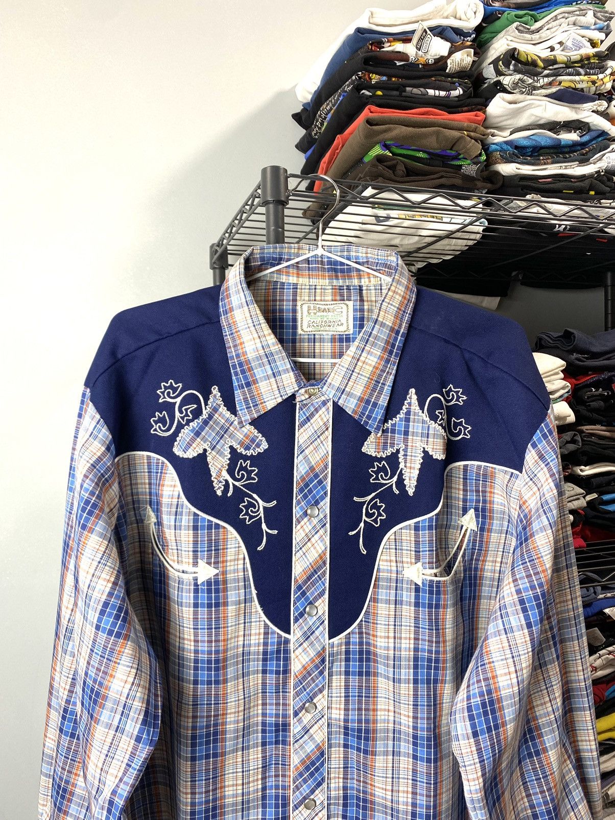 Vintage H Bar C California Ranchwear Western Cowboys Shirt - Main Image