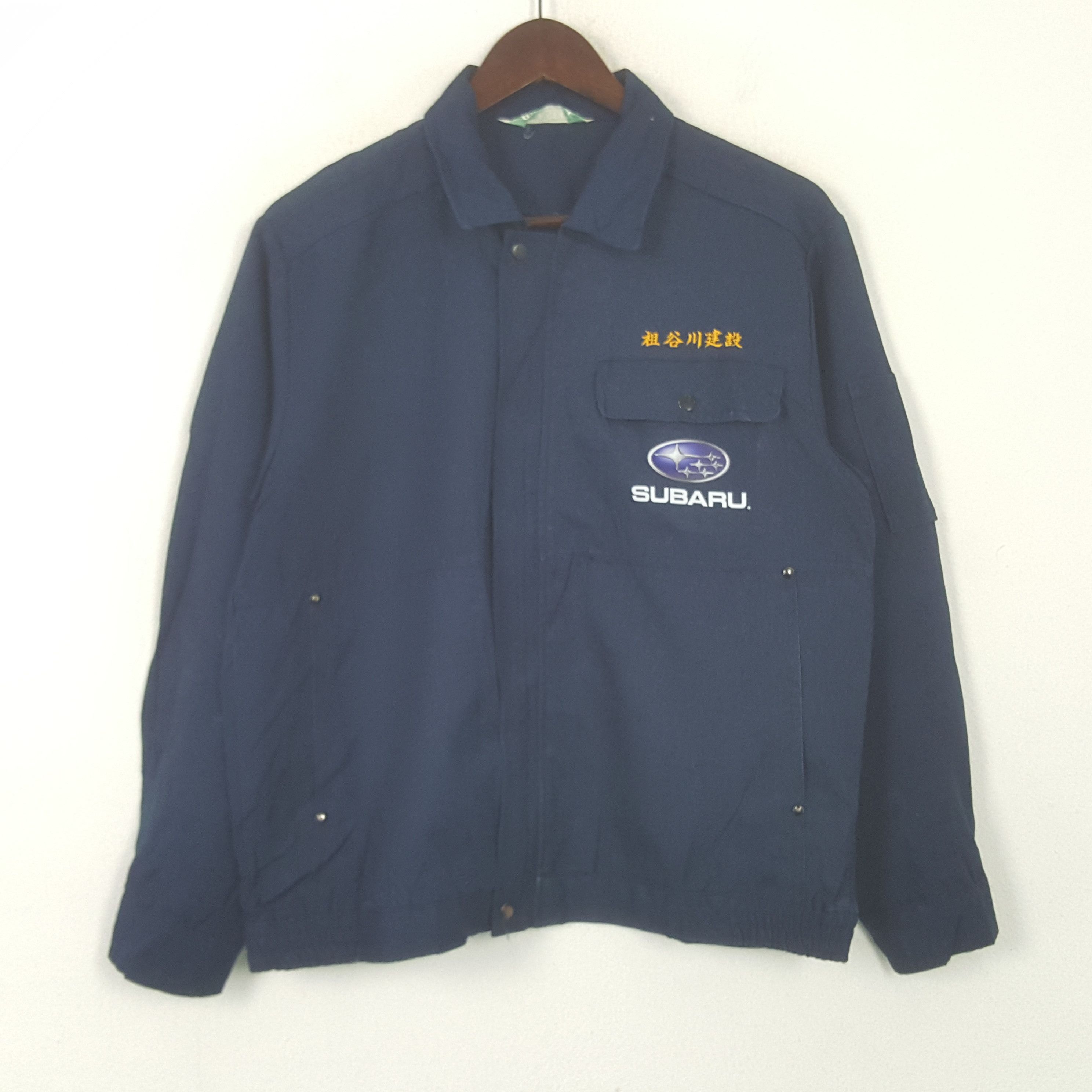 Japanese Brand Vintage Subaru Racing Custom Sport Zipper Worker Jacket Size US M / EU 48-50 / 2 - 3 Thumbnail