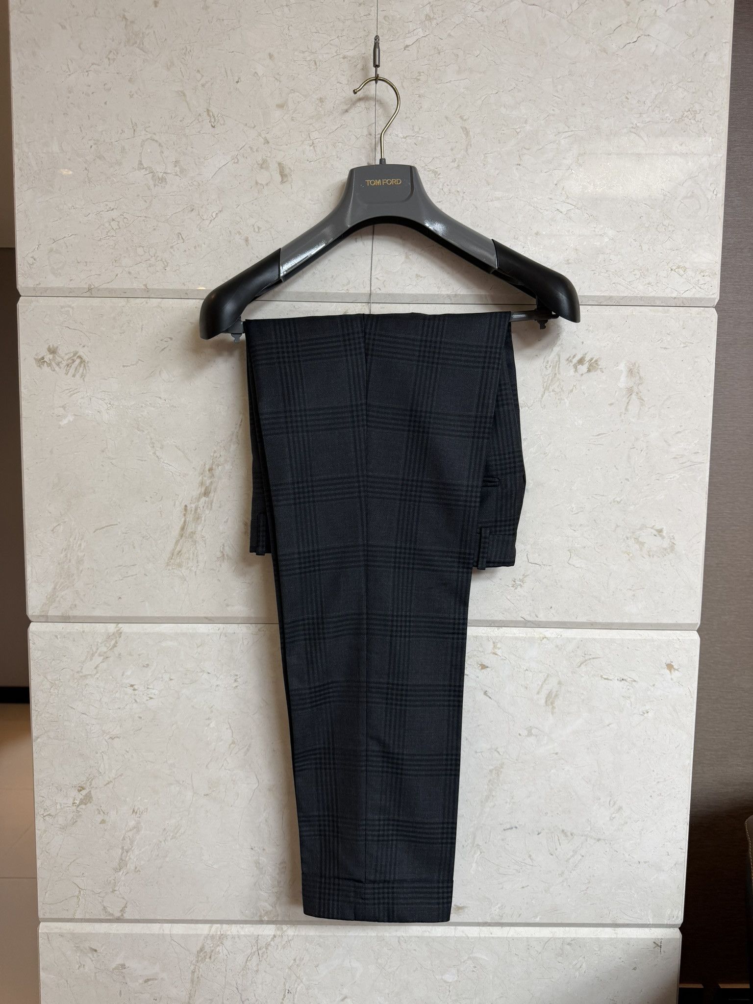 Tom Ford TOM FORD O’Connor Fit Grey Wool Glen Check Suit 38R Size 38R - 11 Thumbnail