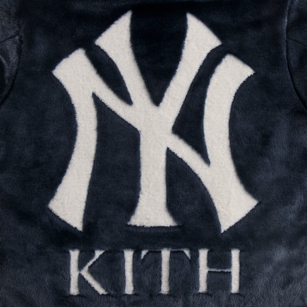 Kith × New York Yankees Kith for the NY Yankees Faux Fur Jacquard Jaysen Hoodie XL Size US XL / EU 56 / 4 - 6 Thumbnail