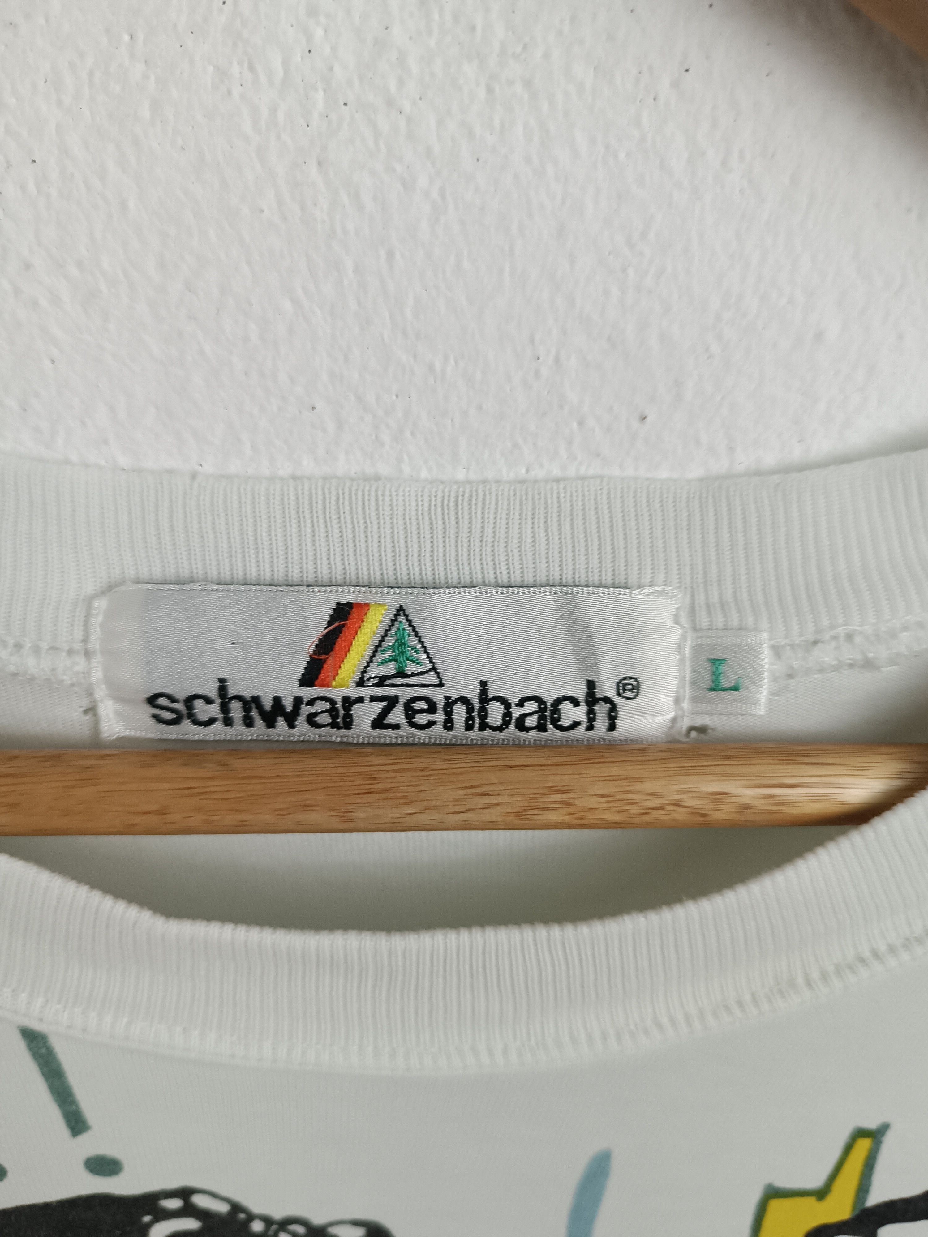 Vintage VINTAGE 90'S SCHWARZENBACH GYM BODY BUILDERS AOP TEE Size US L / EU 52-54 / 3 - 9 Thumbnail