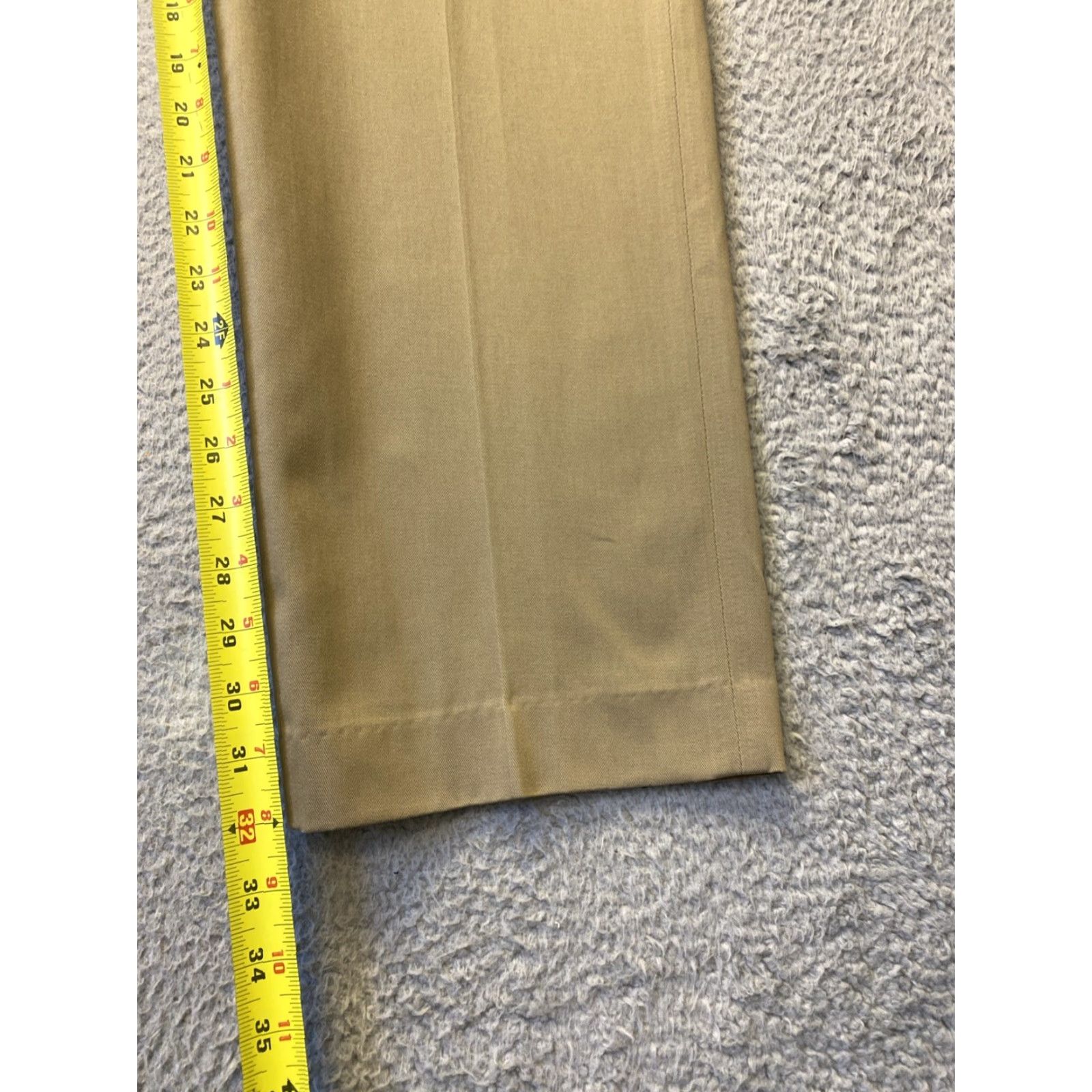 Eddie Bauer VINTAGE Eddie Bauer Pants Mens 34x32 Chino Khaki Cotton Fleece Pockets 90s Mens Size US 34 / EU 50 - 4 Thumbnail