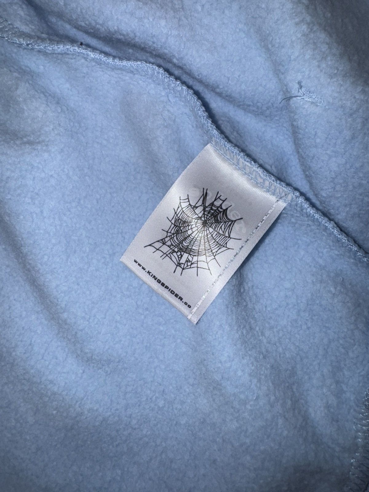 Sp5der Sp5der Mixed Stone OG V2 Zip Hoodie - Rock Blue Size XS Size US XS / EU 42 / 0 - 5 Thumbnail