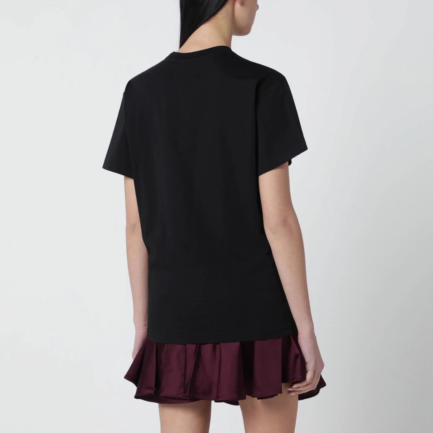 Vivienne Westwood o1d2blof0526 Logo Print Short Sleeve T-Shirt in Black Size L / US 10 / IT 46 - 3 Thumbnail