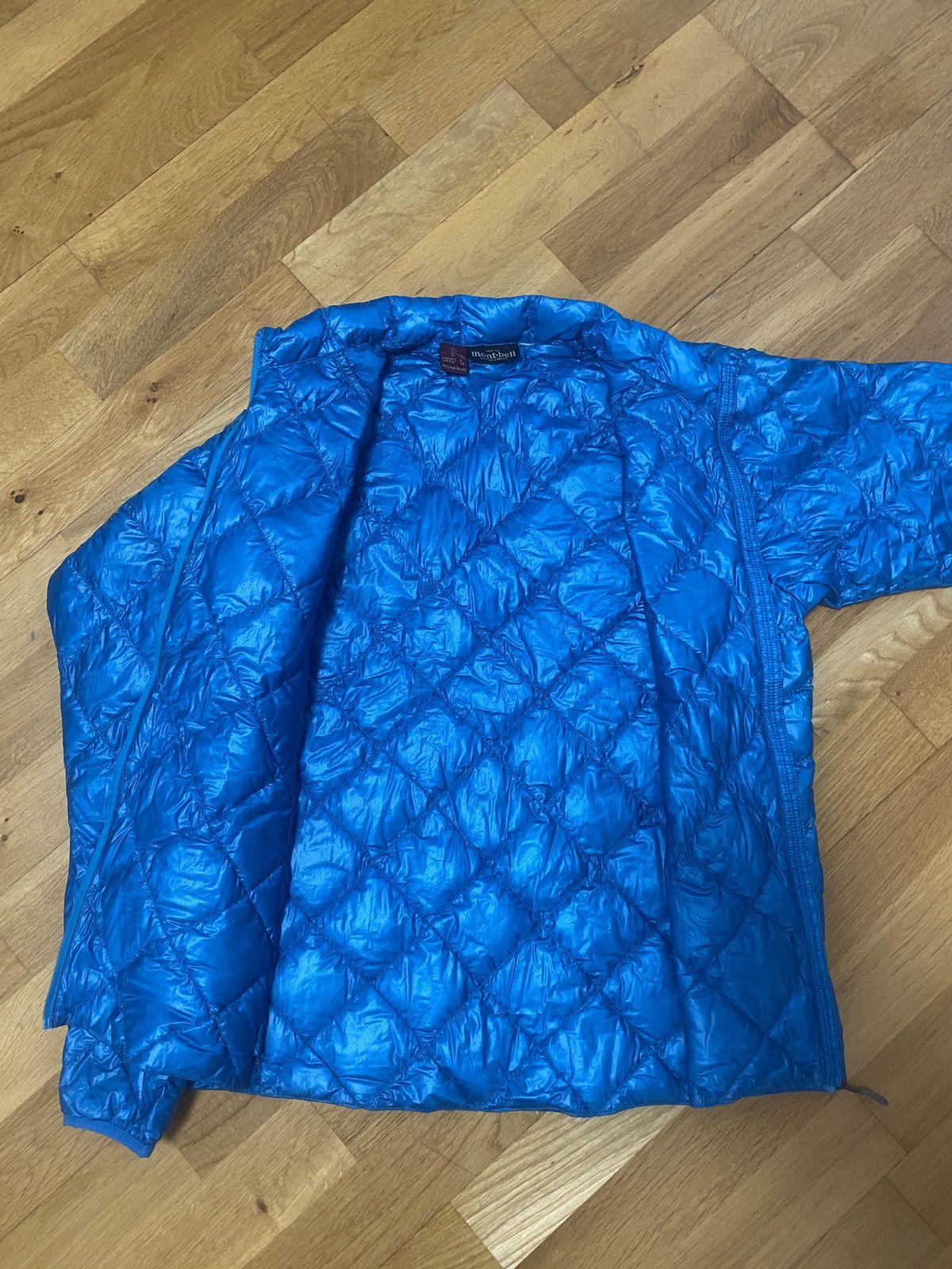 Montbell Montbell women’s puffer jacket blue light down large Size L / US 10 / IT 46 - 3 Thumbnail