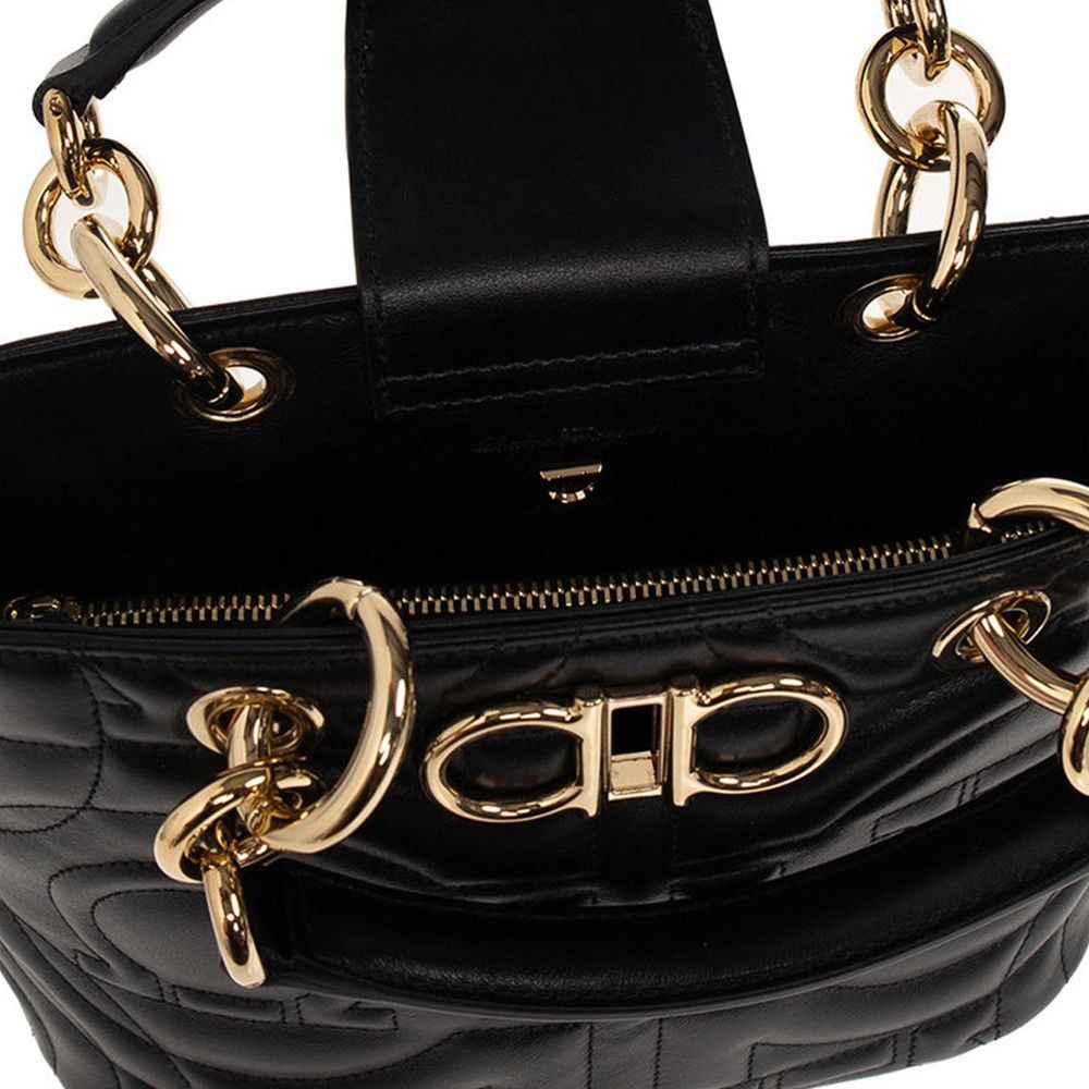 Salvatore Ferragamo o1s1rm0526 Size : OS / Shoulder Bag in Black Size ONE SIZE - 2 Thumbnail