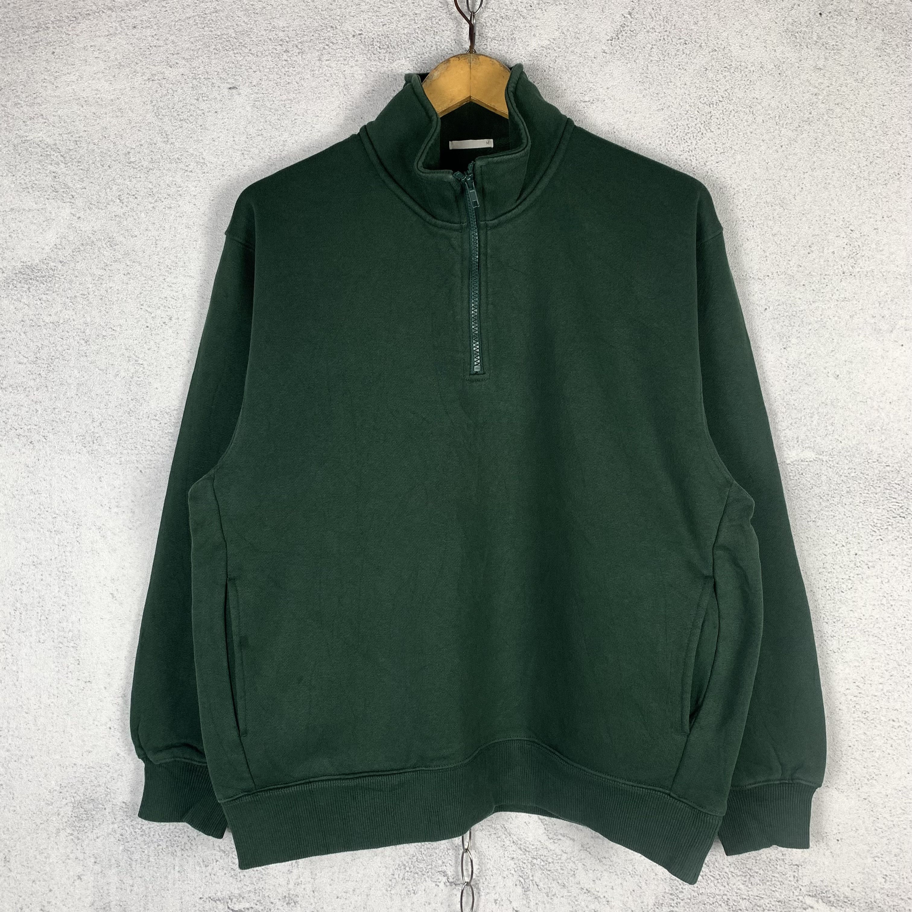 Uniqlo GU Half Zip Sweatshirt Crewneck Size US M / EU 48-50 / 2 - 1 Thumbnail