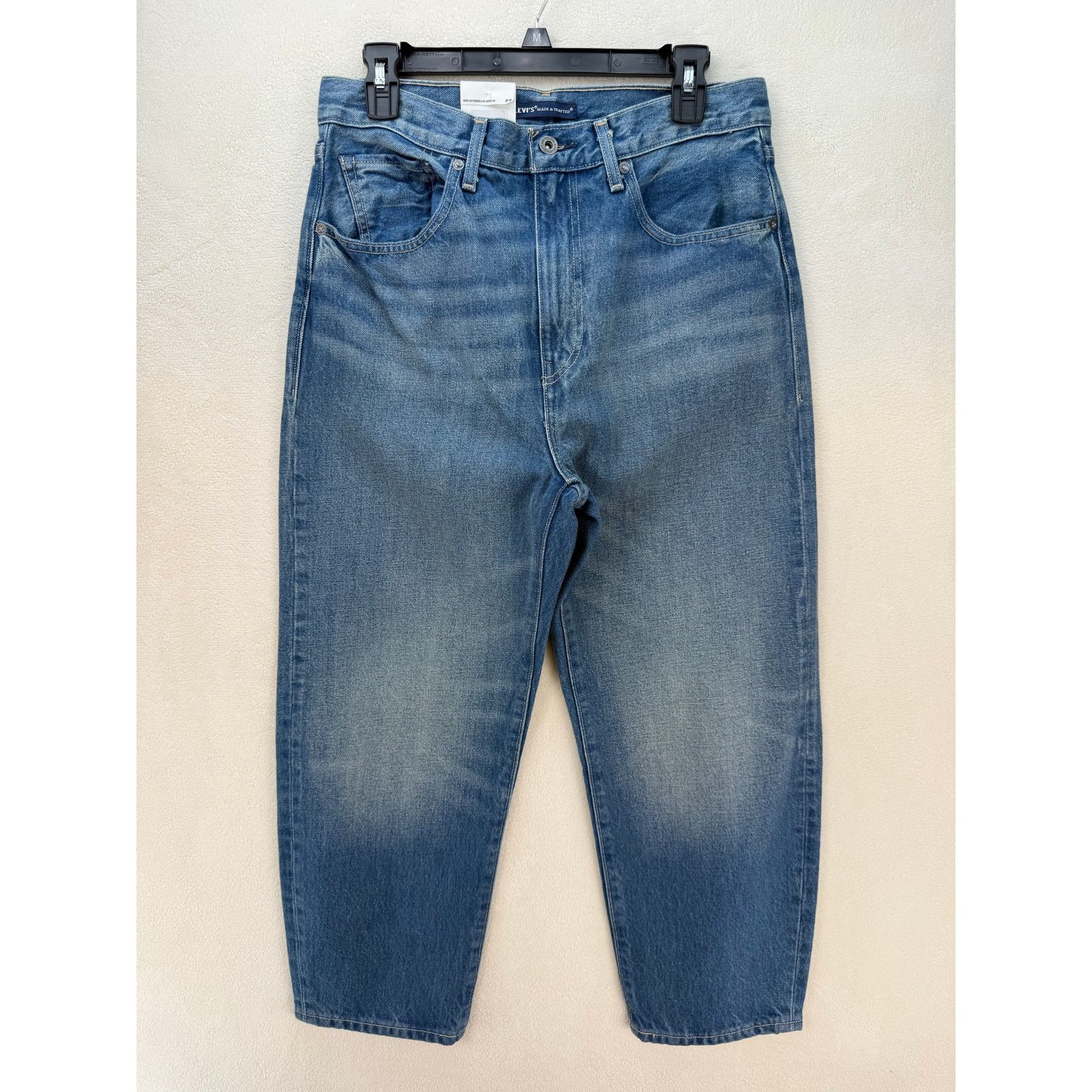 Levi's LEVI'S WOMEN'S 28 MADE & CRAFTED LMC BARREL CROPPED PREMIUM Size 28" / US 6 / IT 42 - 1 Thumbnail