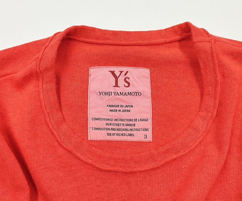 Yohji Yamamoto YOHJI YAMAMOTO red long sleeve stretchable t-shirt Size US L / EU 52-54 / 3 - 2 Thumbnail