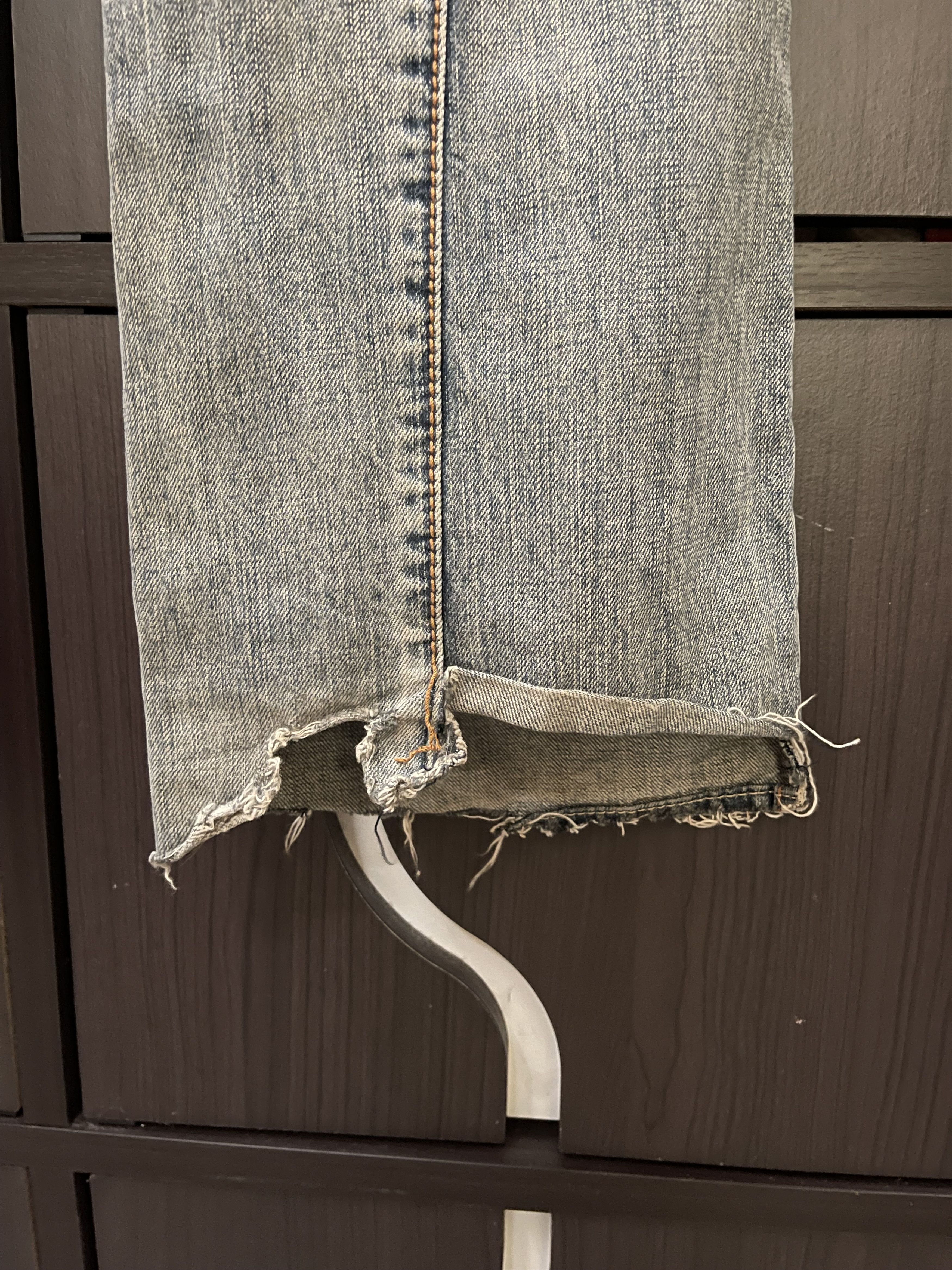 Hysteric Glamour × If Six Was Nine × Le Grande Bleu (L.G.B.) Takaiq.com Phyton Snake Skin Distressed Flared Jeans Size US 32 / EU 48 - 18 Thumbnail