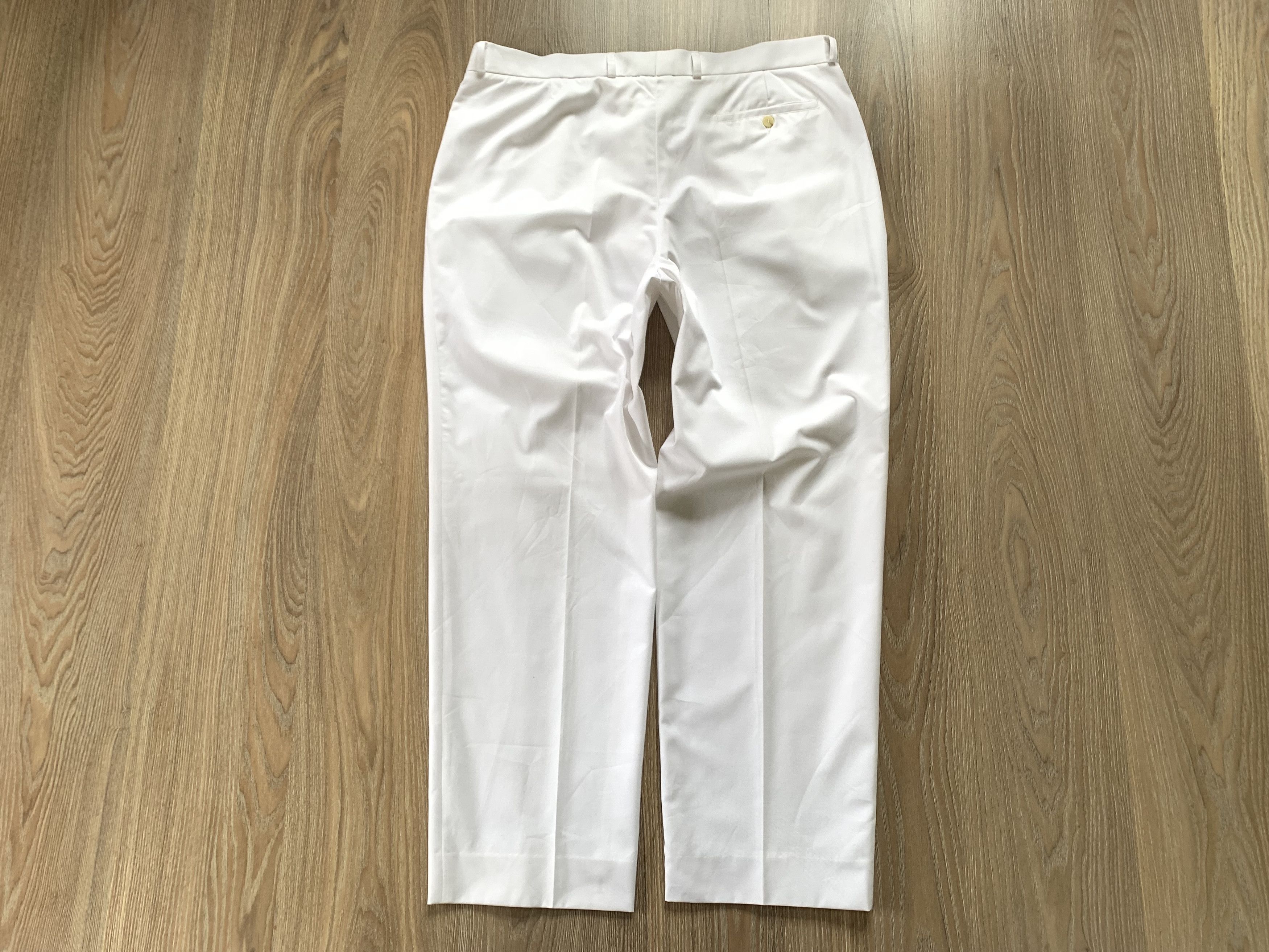 Lacoste × Vintage Rare Vintage New Lacoste White Cotton Pants Trousers Size US 36 / EU 52 - 3 Thumbnail
