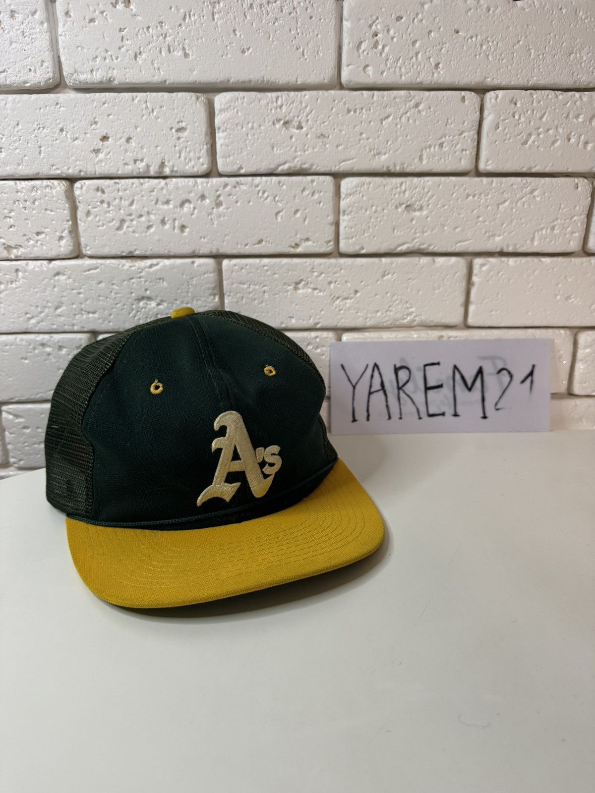 Other Vtg 80s Oakland Athletics A’s cap hat Size ONE SIZE - 1 Thumbnail