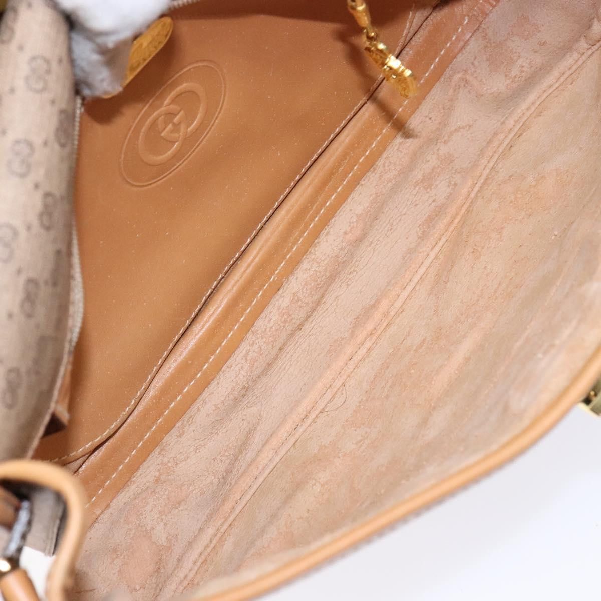 Gucci GUCCI Micro GG Supreme Shoulder Bag Pvc Beige Gold Size ONE SIZE - 17 Thumbnail