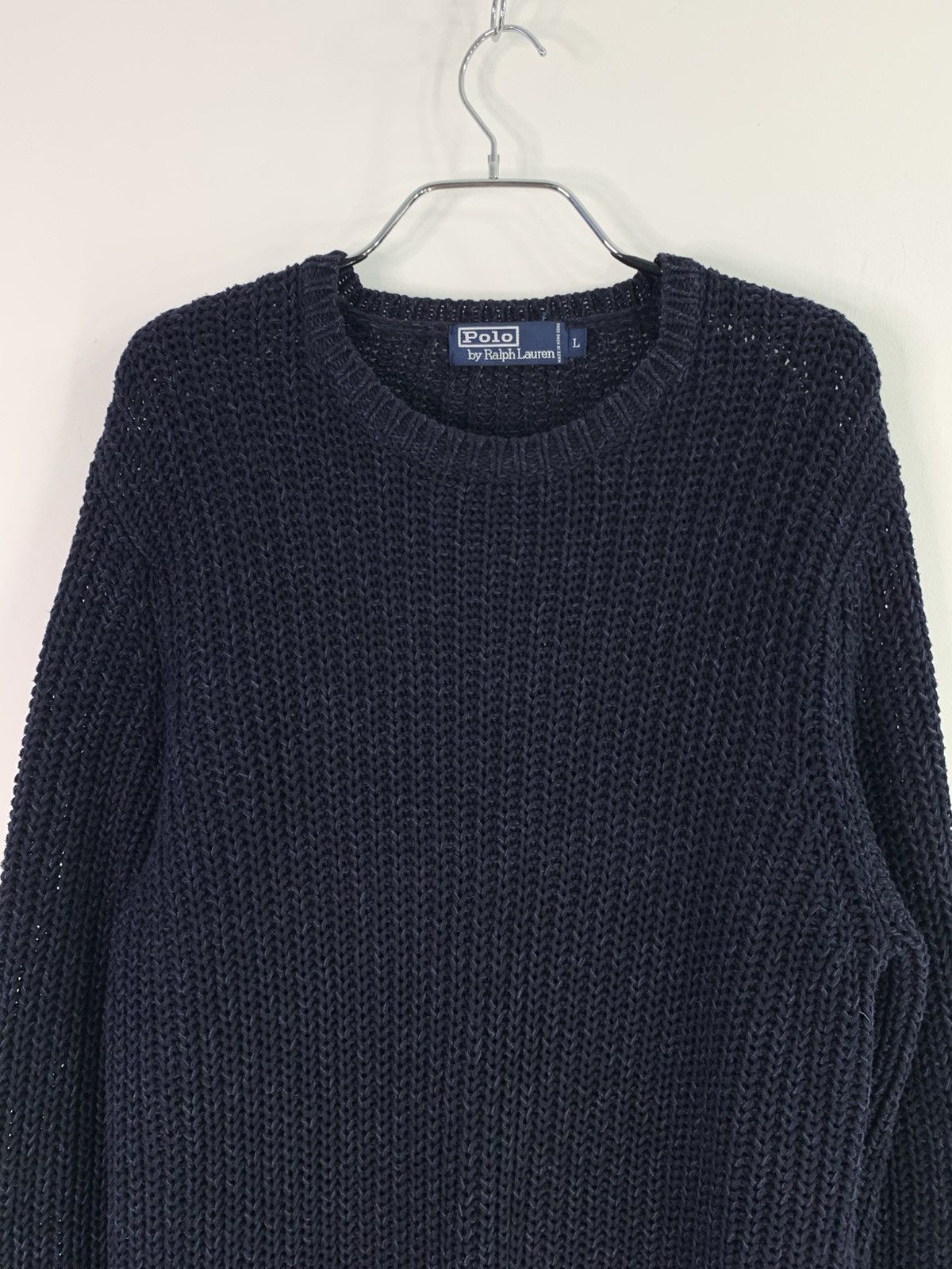 Polo Ralph Lauren × Ralph Lauren × Vintage vintage Ralph Lauren Knitted Cotton/Linen Sweater L Size Size US L / EU 52-54 / 3 - 3 Thumbnail