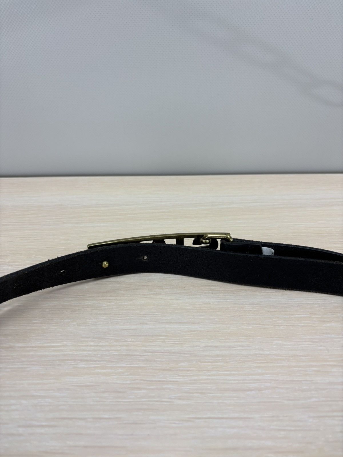 Leather × Levi's Womens leather belt Levis Size 75/30 Color Black Size ONE SIZE - 7 Thumbnail