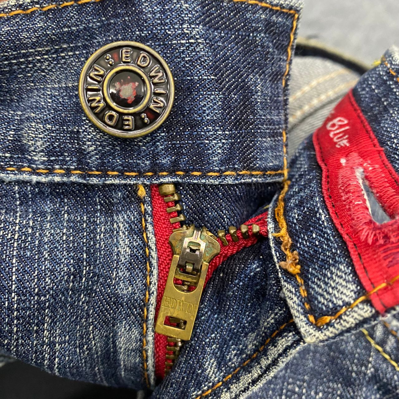 Edwin 💥Best Offer💥Vintage Edwin 512 Distressed Denim Size US 34 / EU 50 - 17 Thumbnail
