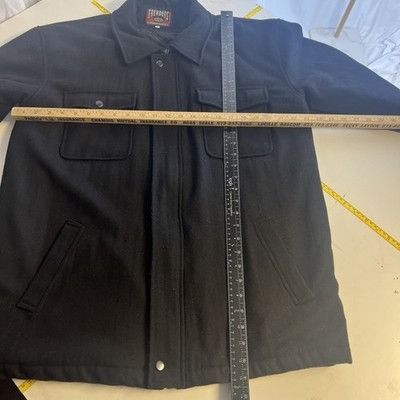 Other Trenders Basics Men’s Size L Wool Button Down Lined Field Co Size US L / EU 52-54 / 3 - 11 Thumbnail