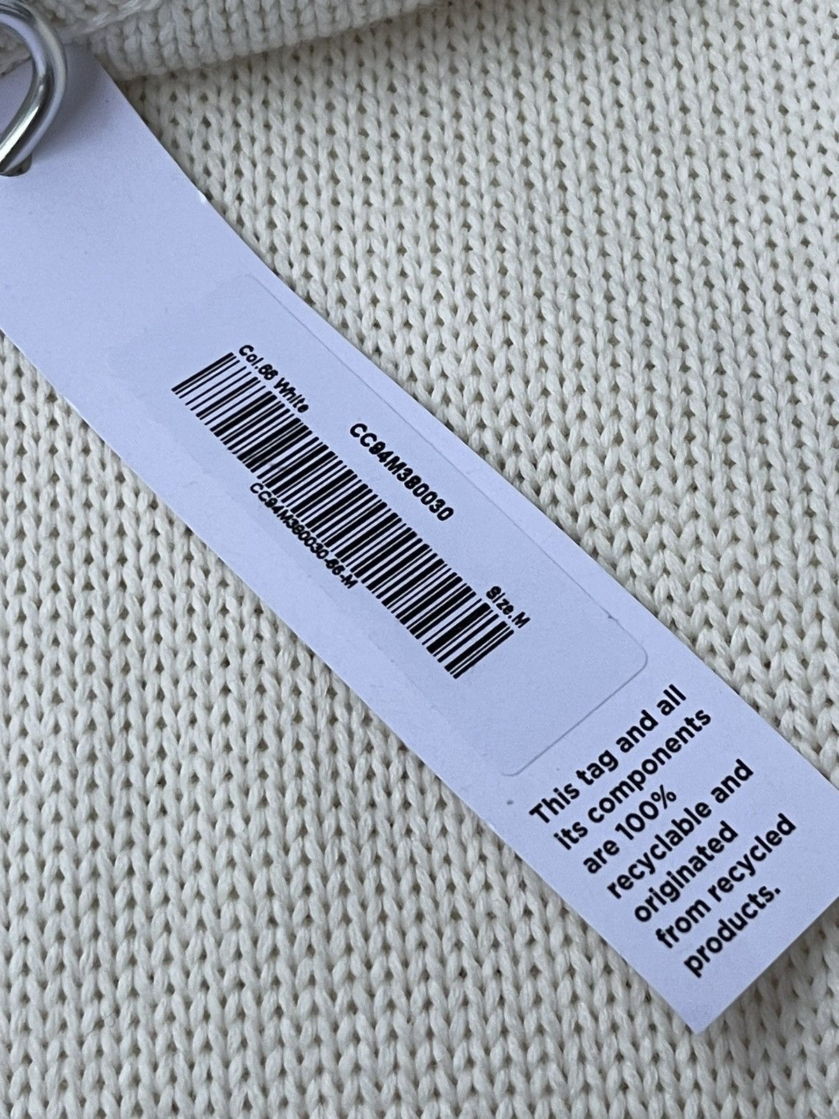 GCDS !DS! AW23 GCDS Logo Cream Turtleneck Sweater Size US M / EU 48-50 / 2 - 22 Thumbnail