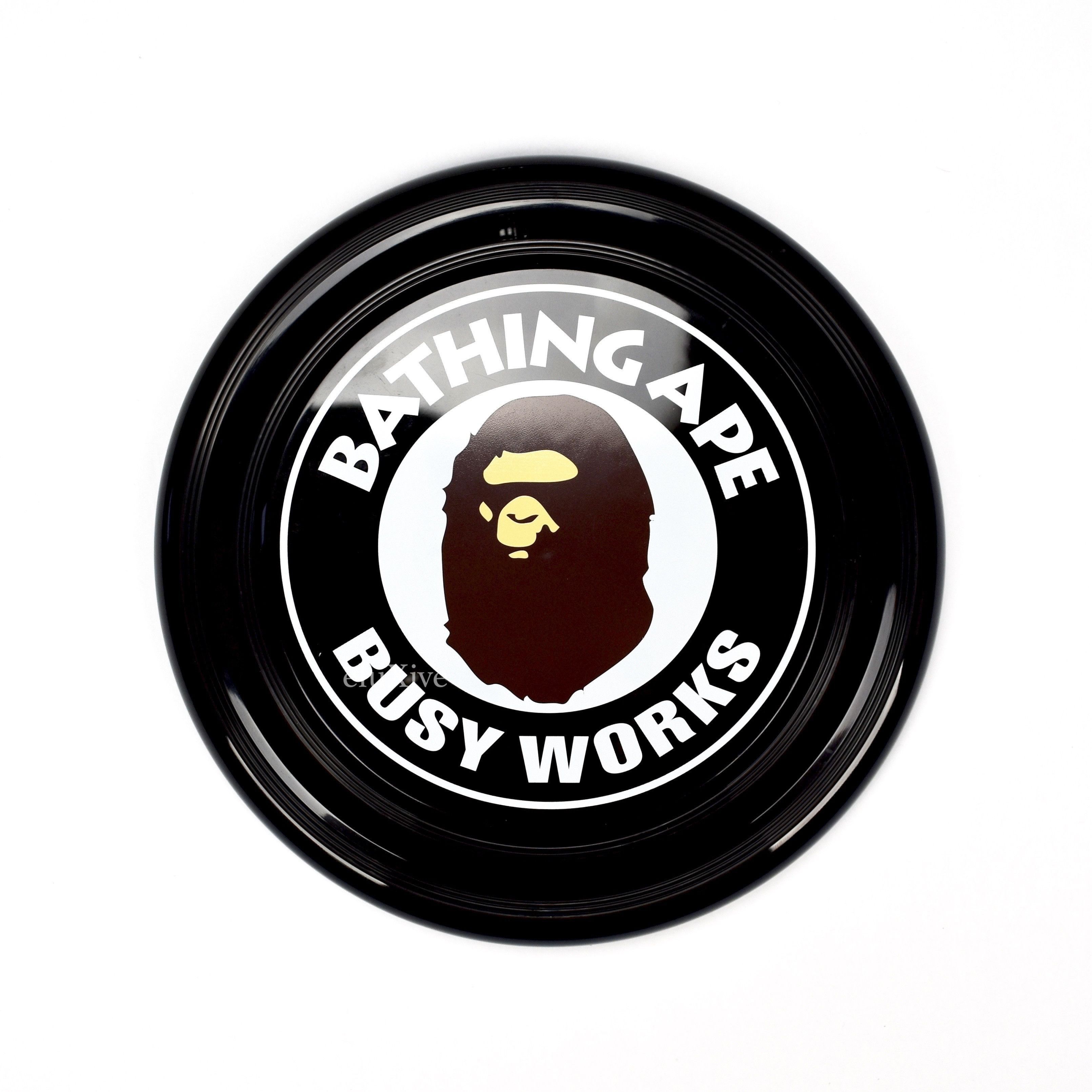Bape Black Busy Works Logo Frisbee DS Size ONE SIZE - 1 Preview