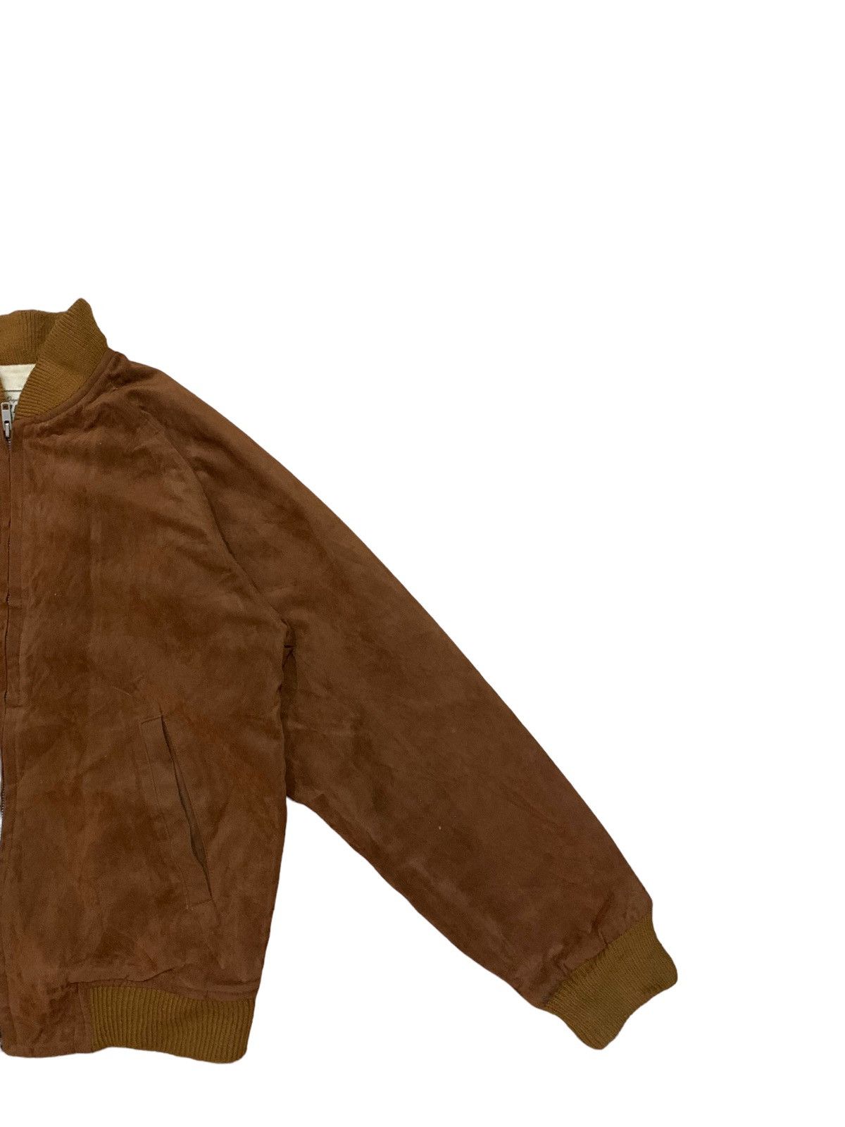 If Six Was Nine × Japanese Brand × Le Grande Bleu (L.G.B.) 🔥Offer Me🔥 Vintage Him Beat Style Suede Schott Jacket Size US M / EU 48-50 / 2 - 6 Thumbnail