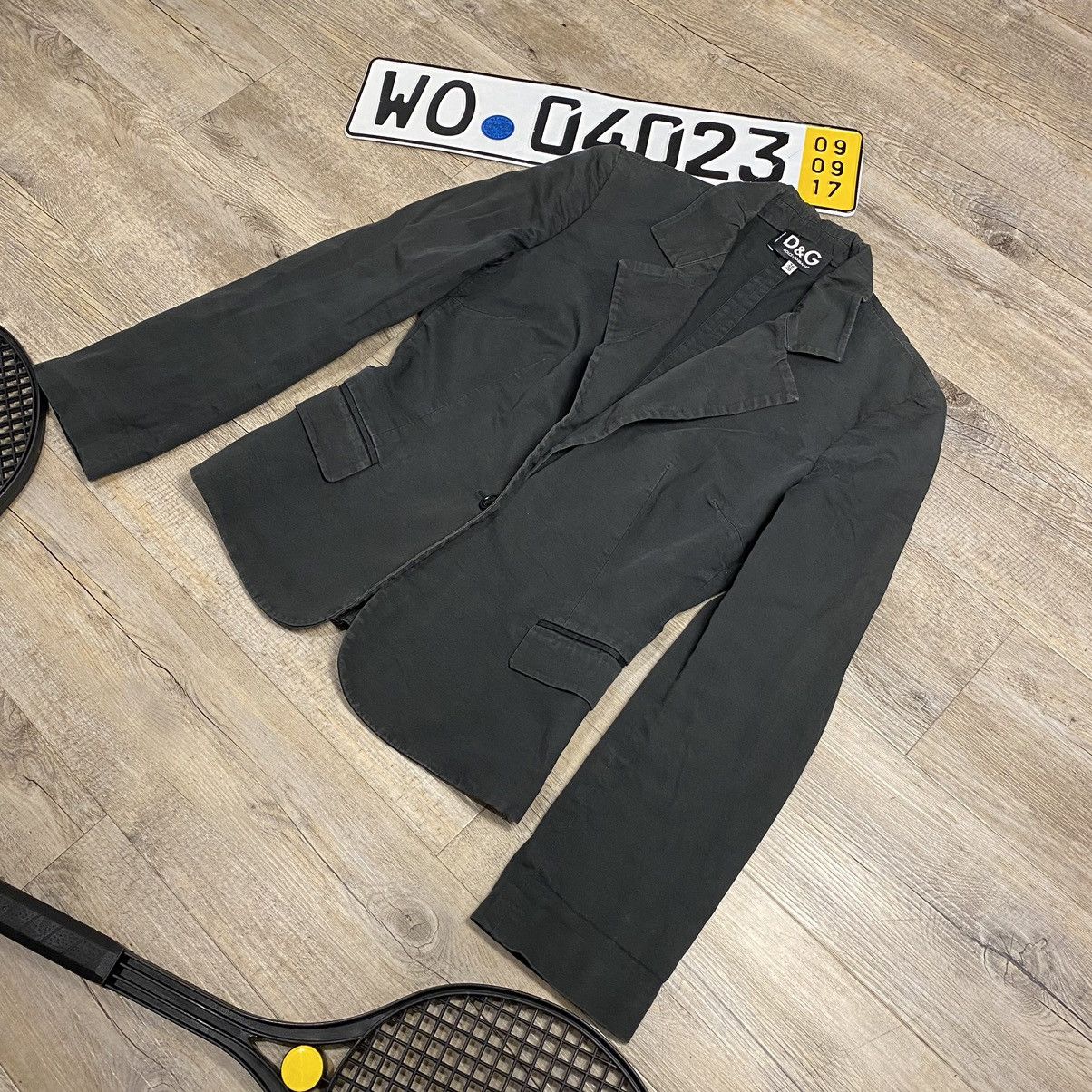 Dolce & Gabbana × Vintage Black Avant-Garde Blazer Dolce & Gabbana Size M / US 6-8 / IT 42-44 - 3 Thumbnail