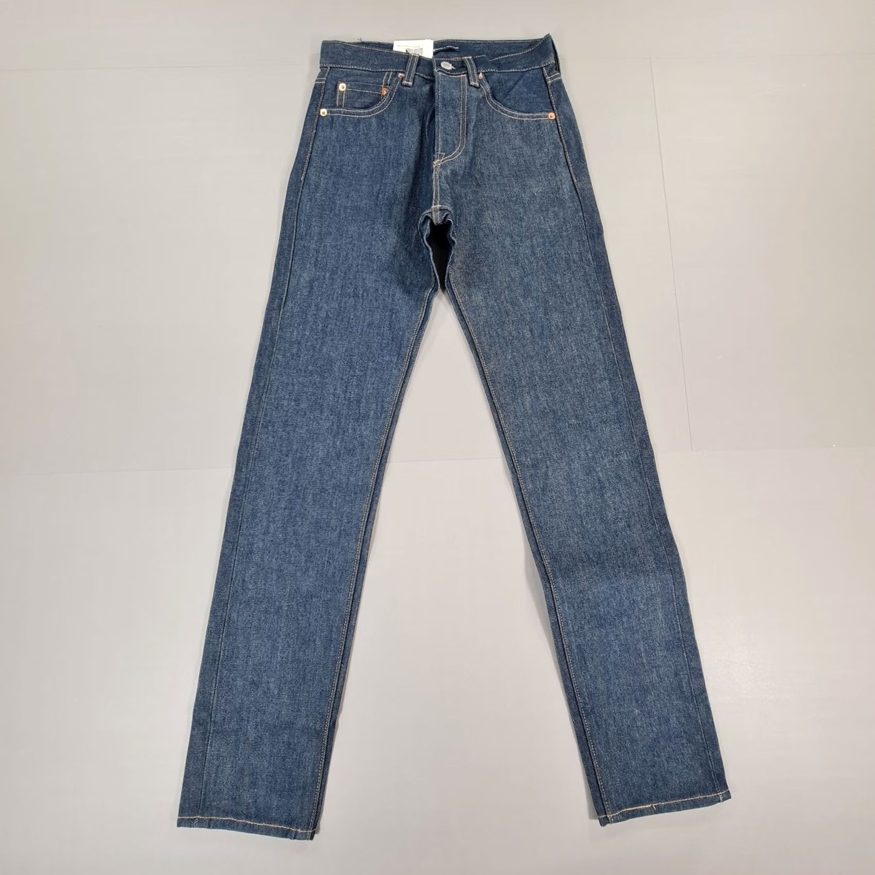 Levi's Levi's 501 Jeans Mens Blue W26 L32 Selvedge Regular Straight Leg 90s Classic USA Denim Jeans Size US 26 / EU 42 - 3 Thumbnail