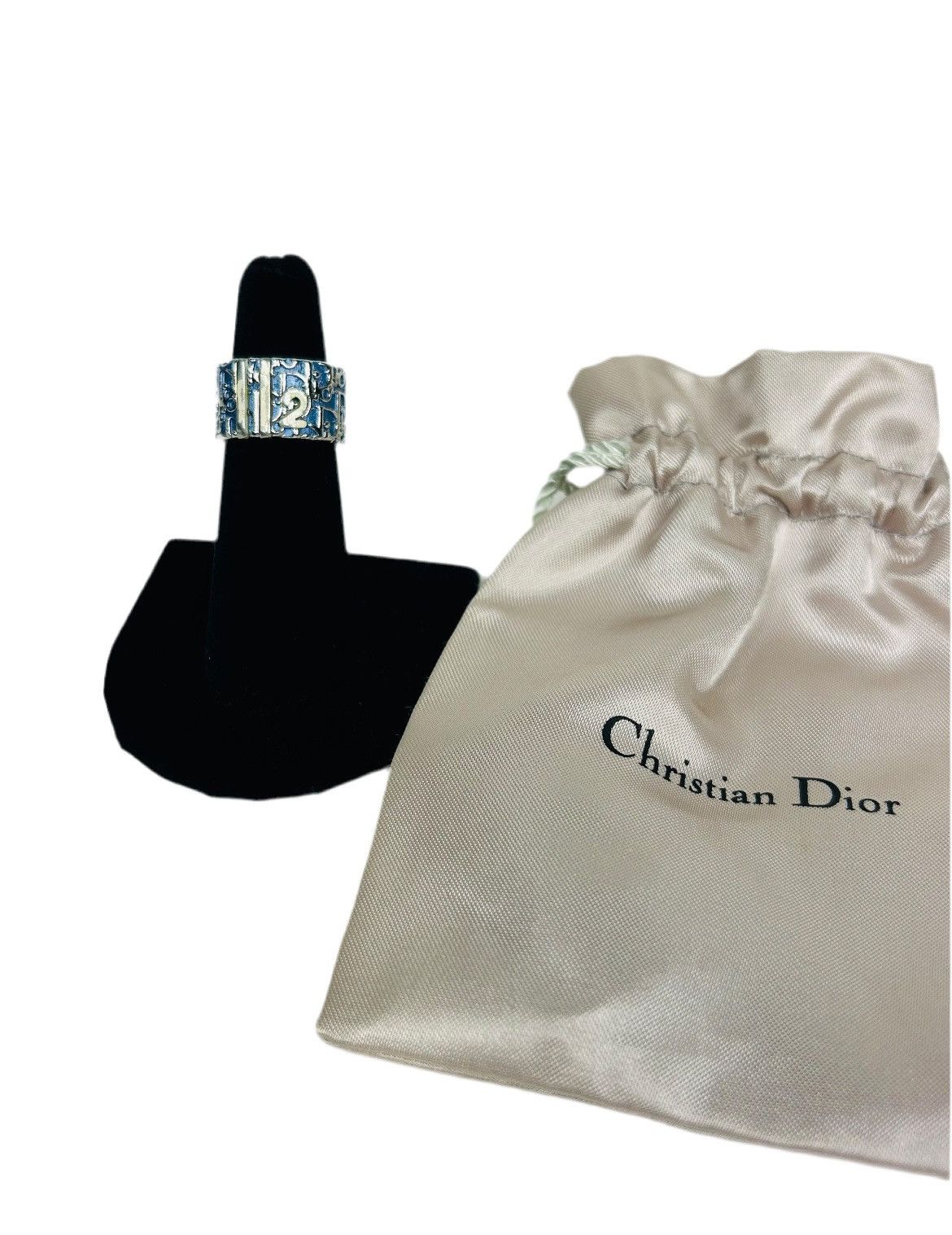 Dior Blue Trotter 2 Ring Size 6