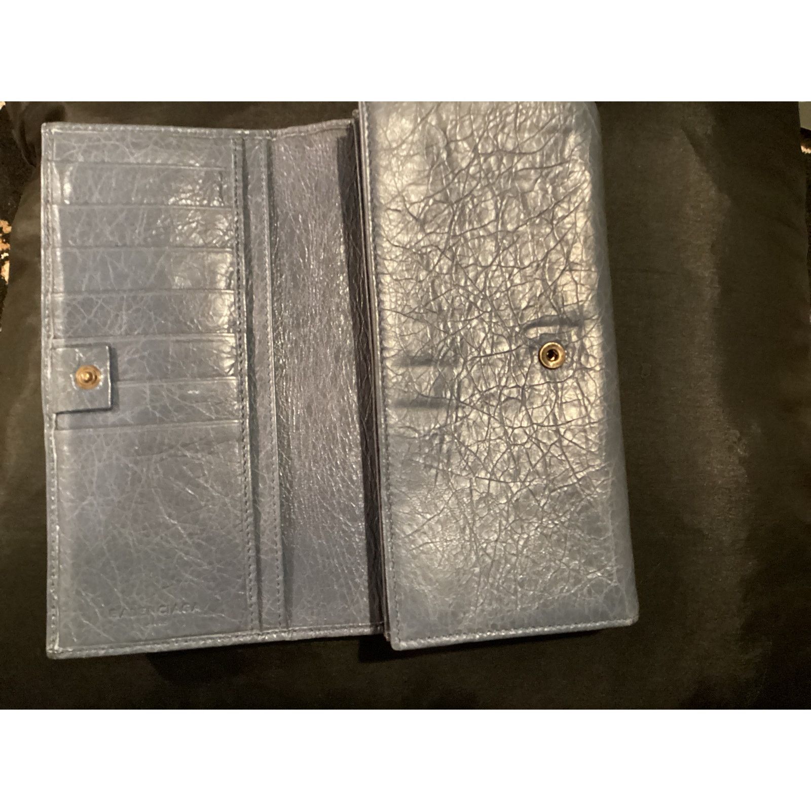 Balenciaga BALENCIAGA Leather Classic Money Bifold Wallet Size ONE SIZE - 5 Thumbnail