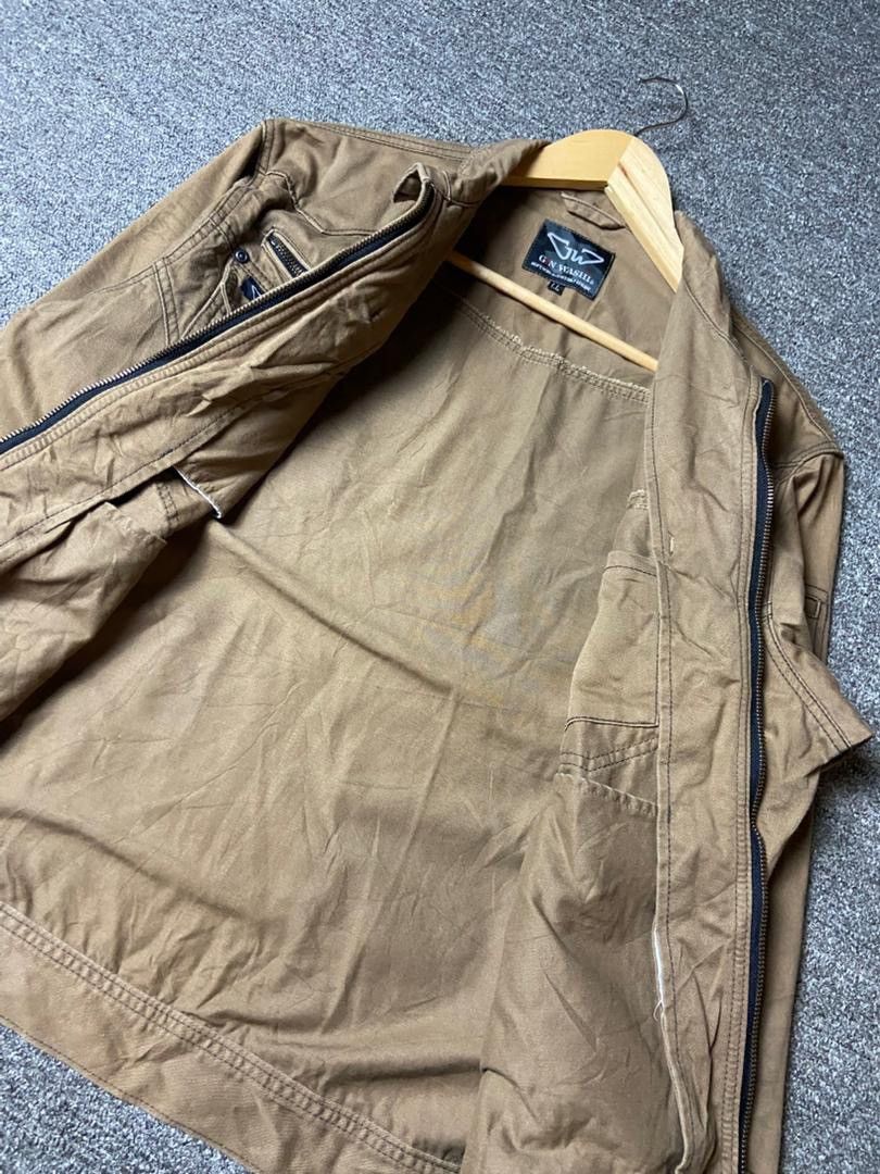 Japanese Brand Gin Washi Men’s Workwear Multipocket Jacket (178) Size US L / EU 52-54 / 3 - 5 Thumbnail