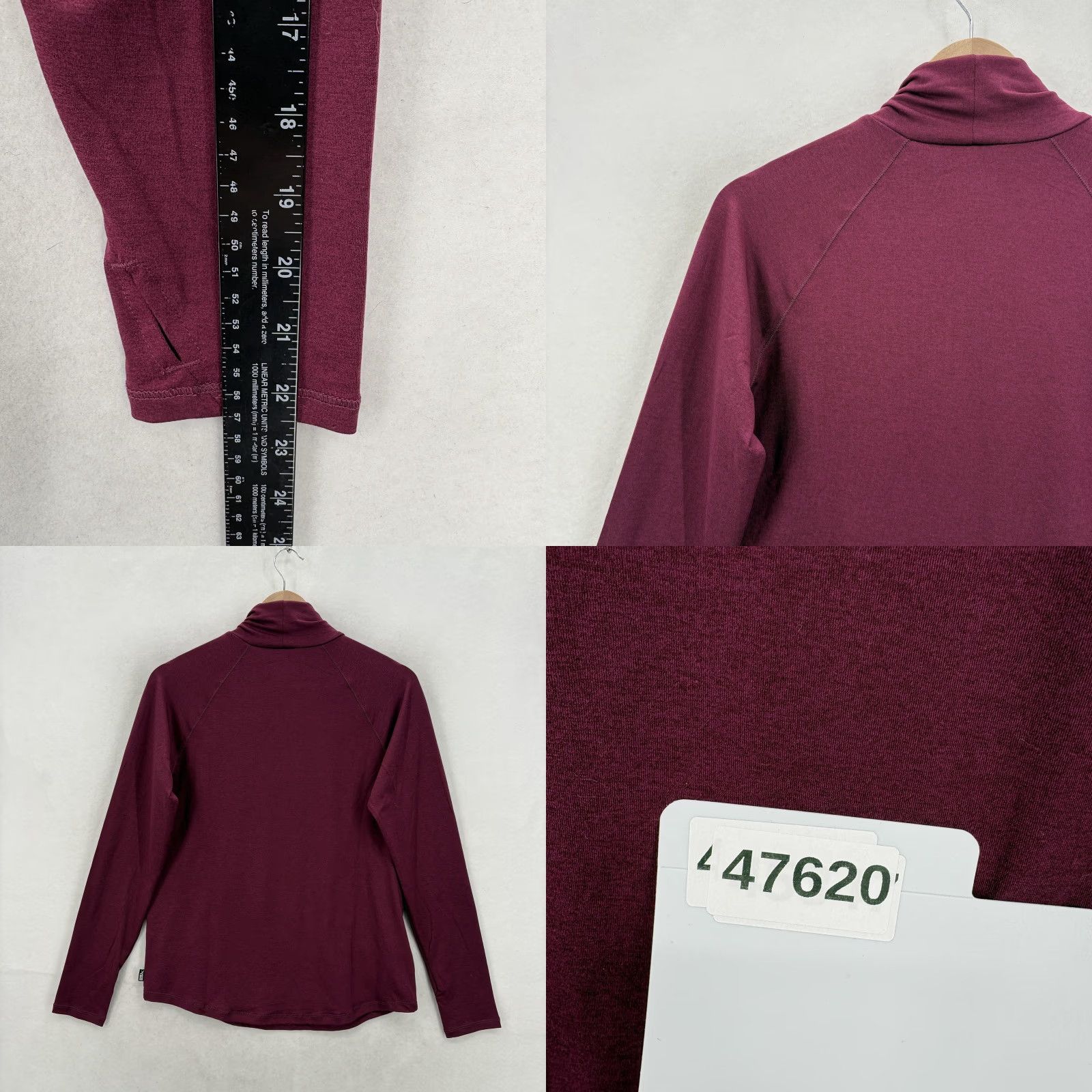 Eddie Bauer Eddie Bauer Active Funnel Neck Pullover Womens Small Purple UPF 50+ Stretch NWT Size S / US 4 / IT 40 - 9 Thumbnail