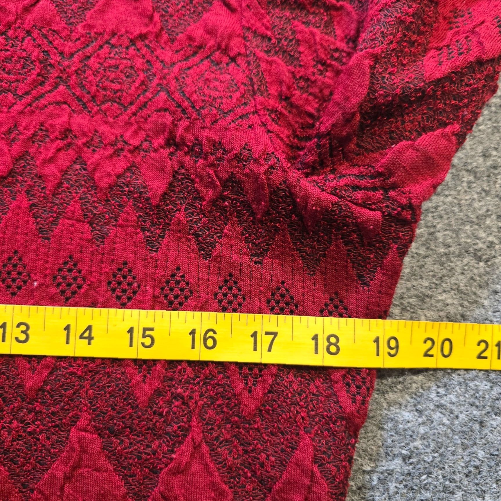 Layer 8 Snoskins Top Women Size Large Red Knit 1/4 Zip Stretchy Long Sleeve Layer Casual Shirt Size L / US 10 / IT 46 - 6 Thumbnail