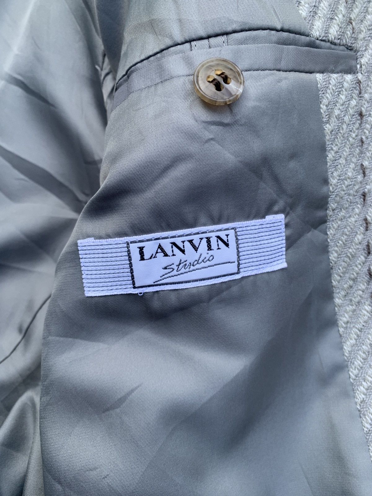 Vintage Vintage Lanvin Studio Wool Blazer Jacket Size US L / EU 52-54 / 3 - 6 Thumbnail