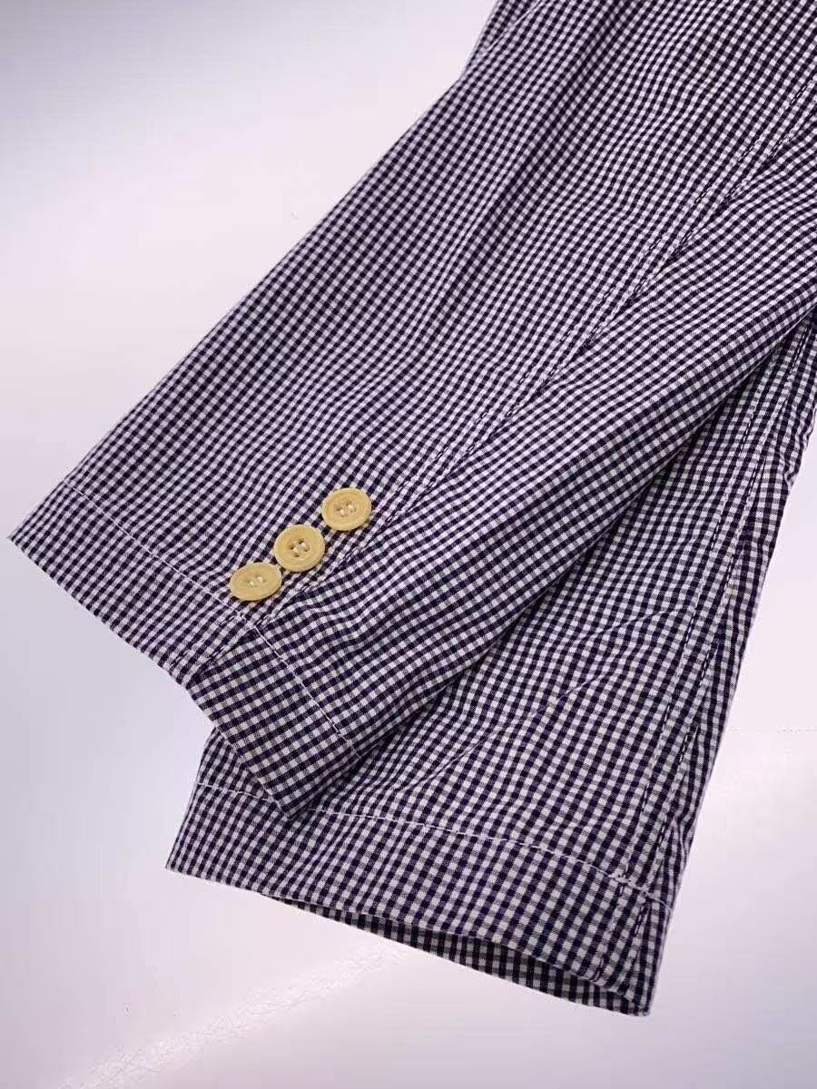 Comme des Garcons × Comme des Garcons Homme Check Pattern Cotton Tailored Jacket Size US M / EU 48-50 / 2 - 3 Thumbnail