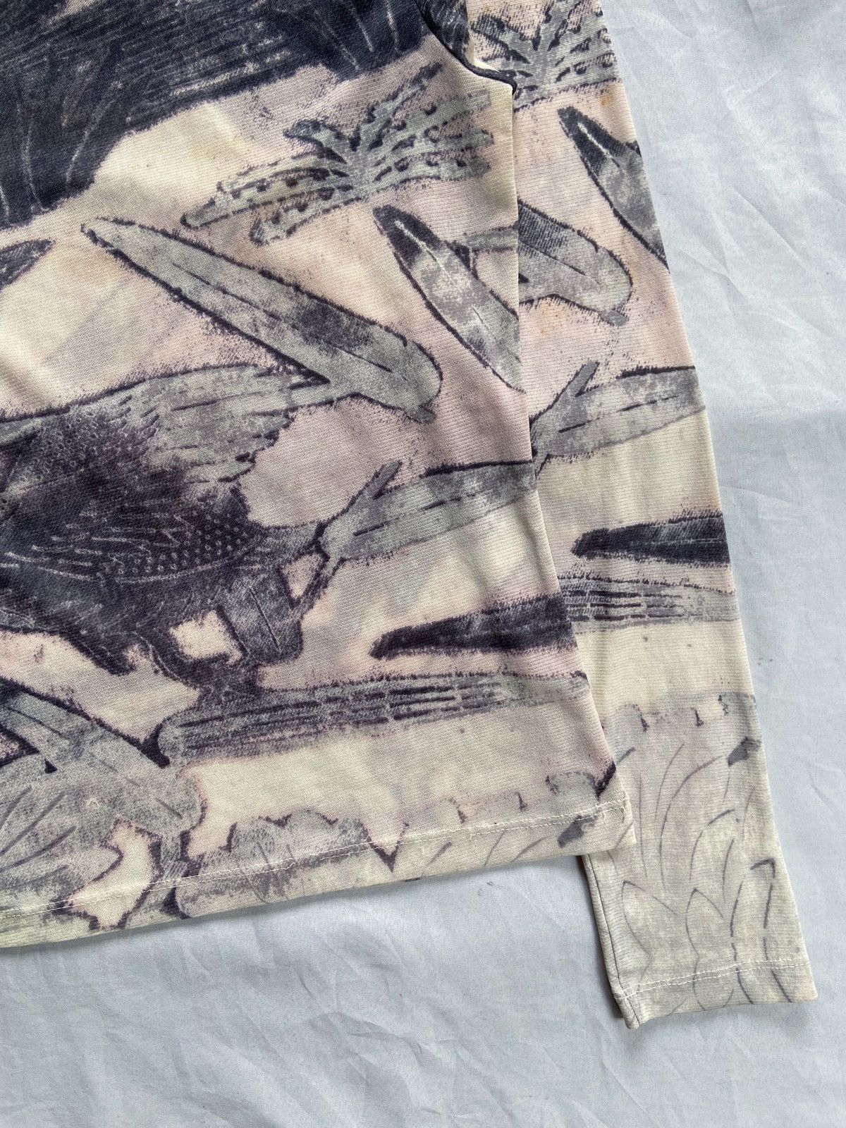 If Six Was Nine JAPANESE BRAND MESH TOP PRINTED LONG SLEEVE Size US S / EU 44-46 / 1 - 5 Thumbnail