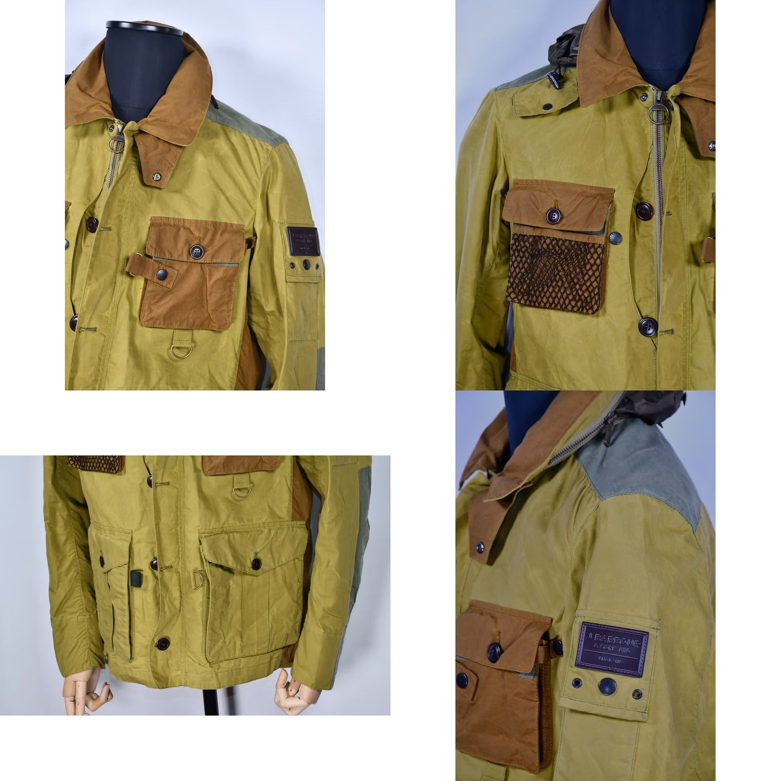 Barbour Barbour Gold Standard Sennen Jacket Mens M Seaweed Gold Cotton Hooded Casual Size US M / EU 48-50 / 2 - 8 Thumbnail