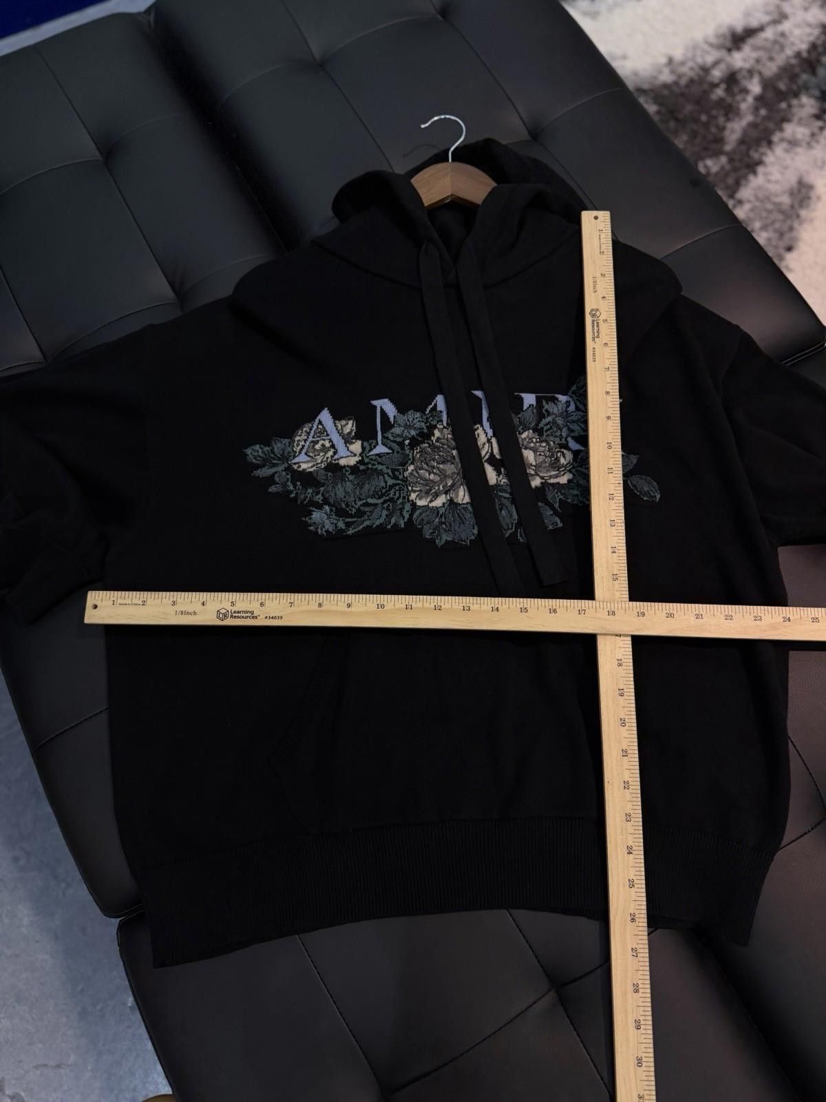 Amiri Amiri Men's Black Logo Pullover Hoodie Sweater Size Medium Size US M / EU 48-50 / 2 - 4 Thumbnail
