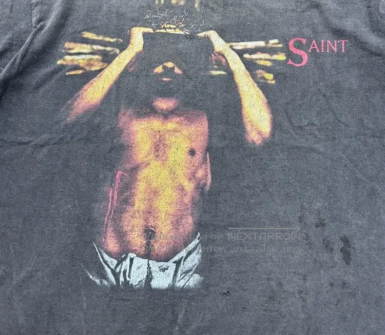 Saint Michael Saint Michael Black printed short sleeves Size US L / EU 52-54 / 3 - 5 Thumbnail