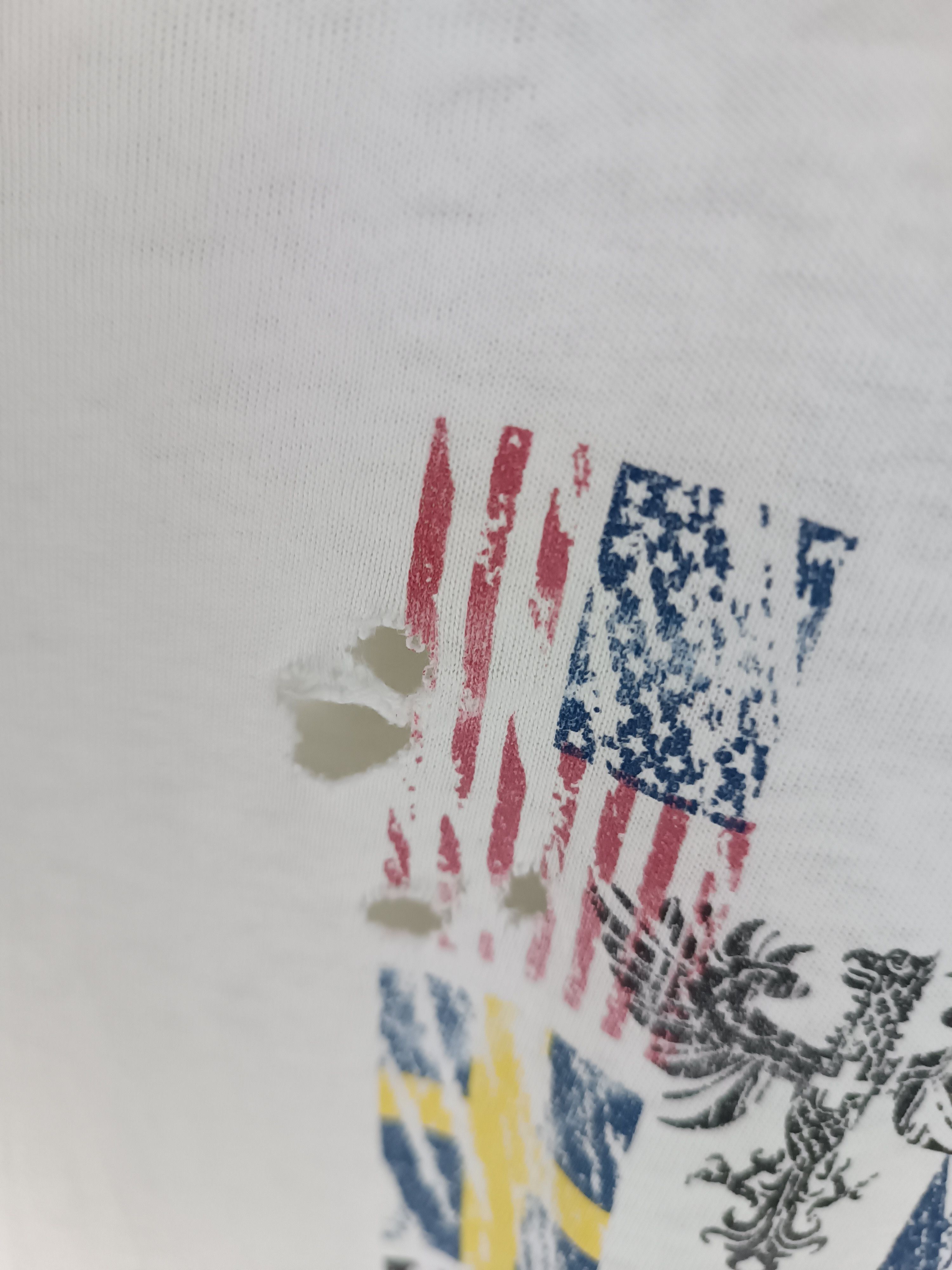 Vintage THRASHED FADED VINTAGE '94 WORLD CUP USA OVERSIZE TEE Size US XXL / EU 58 / 5 - 20 Thumbnail