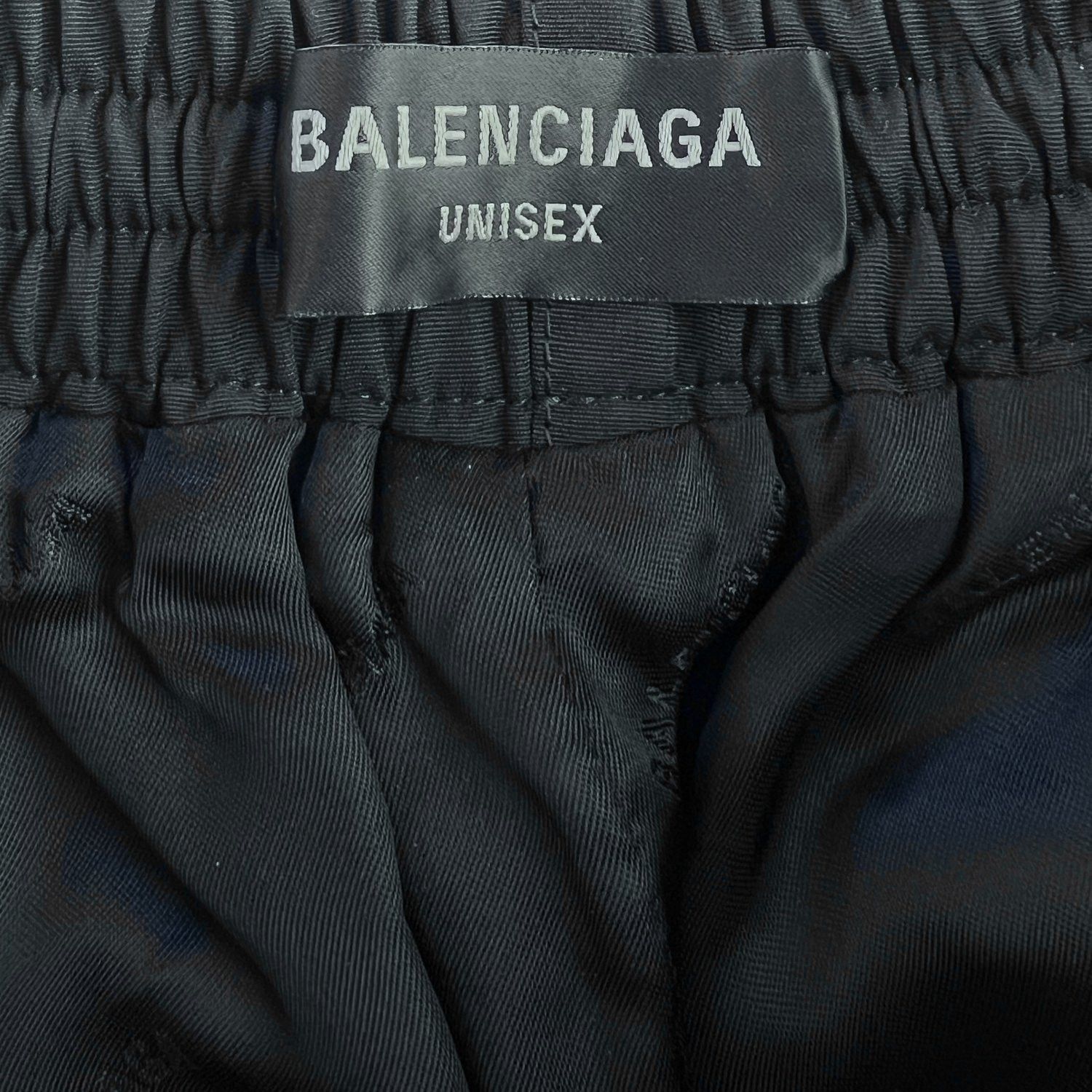 Balenciaga Balenciaga Black Wide-Leg Baggy Pants Size US 30 / EU 46 - 5 Thumbnail
